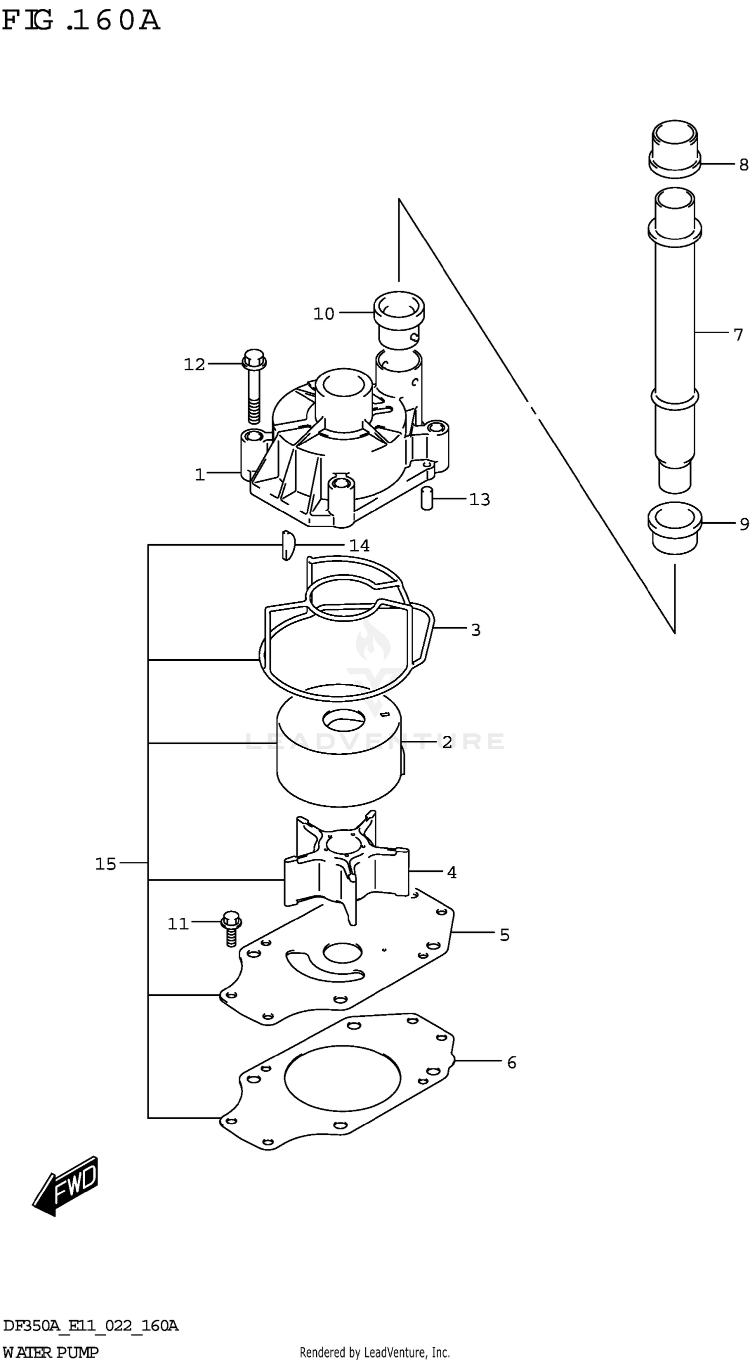 WATER PUMP (E01,E03,E11)