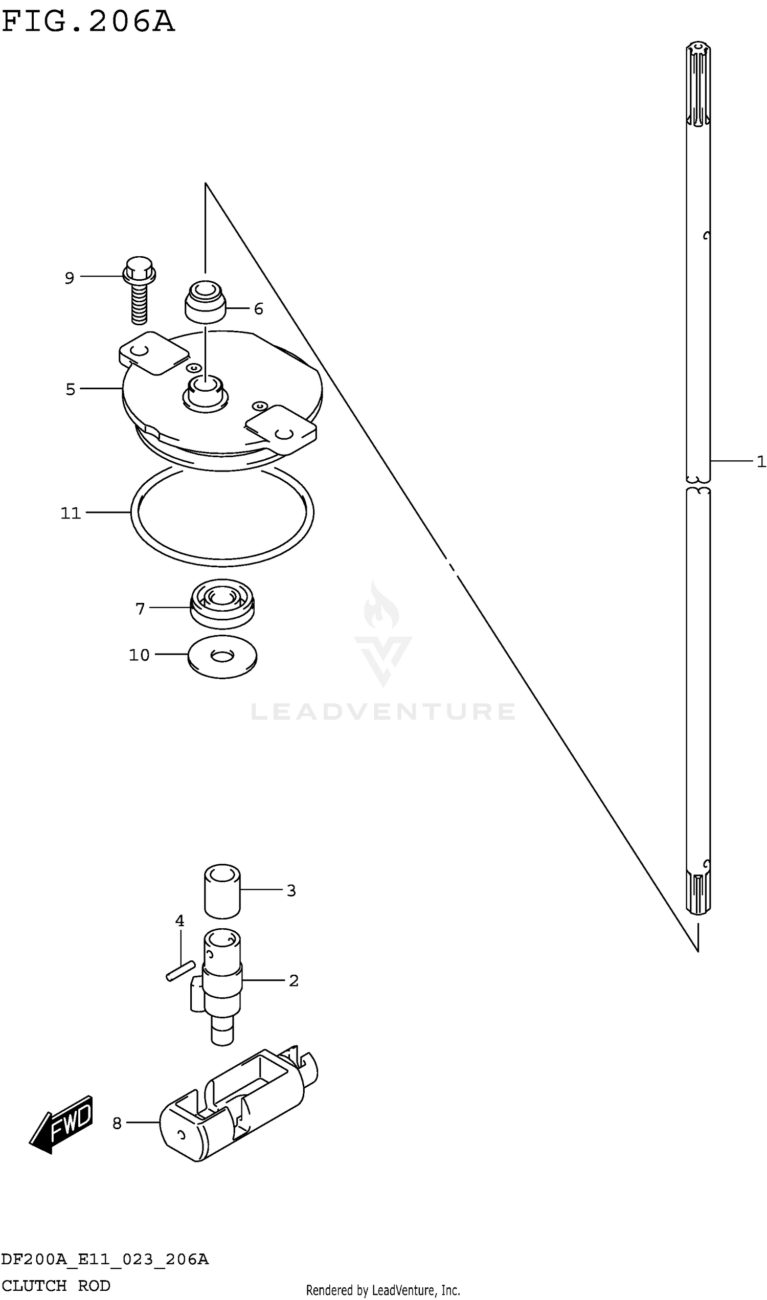 CLUTCH ROD