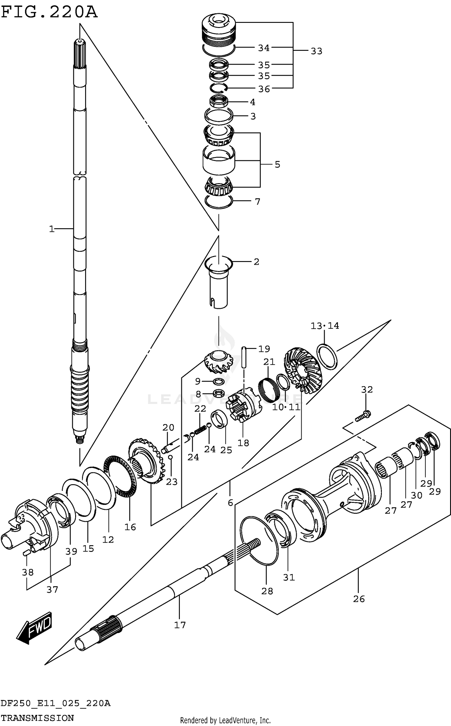TRANSMISSION (DF200T)