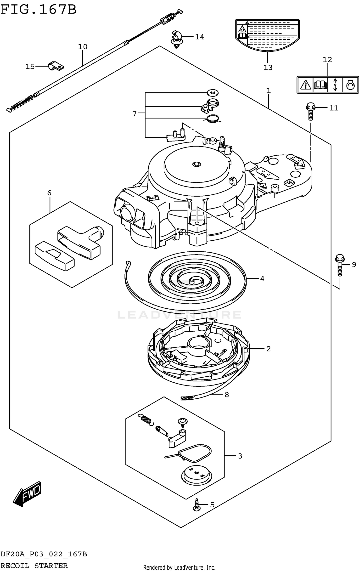 RECOIL STARTER (SEE NOTE)