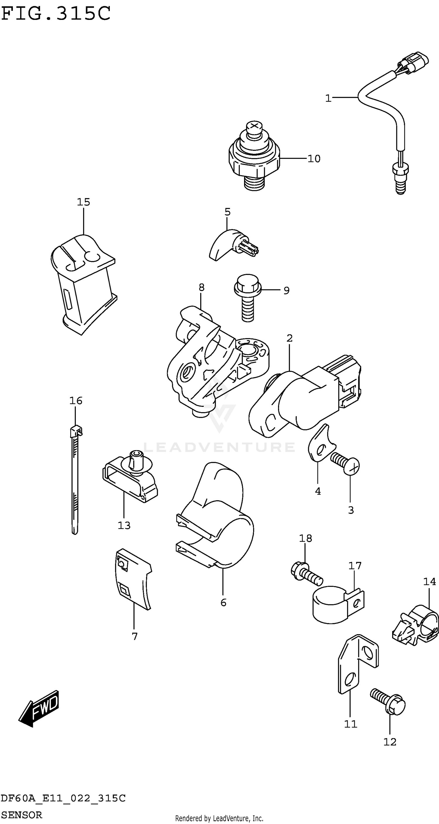 SENSOR (SEE NOTE)