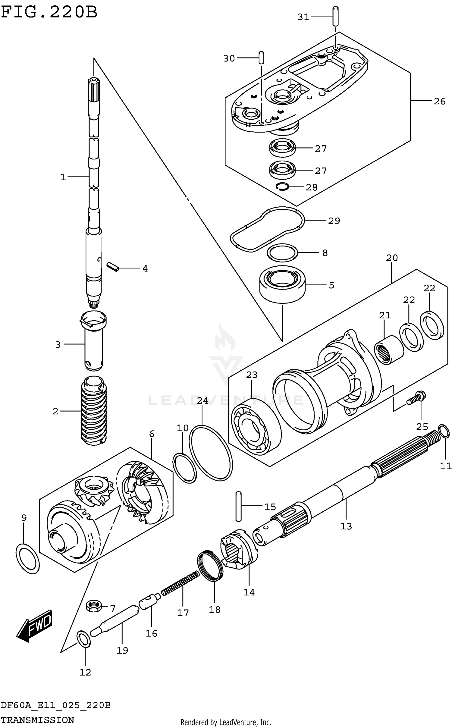 TRANSMISSION (DF40AST)