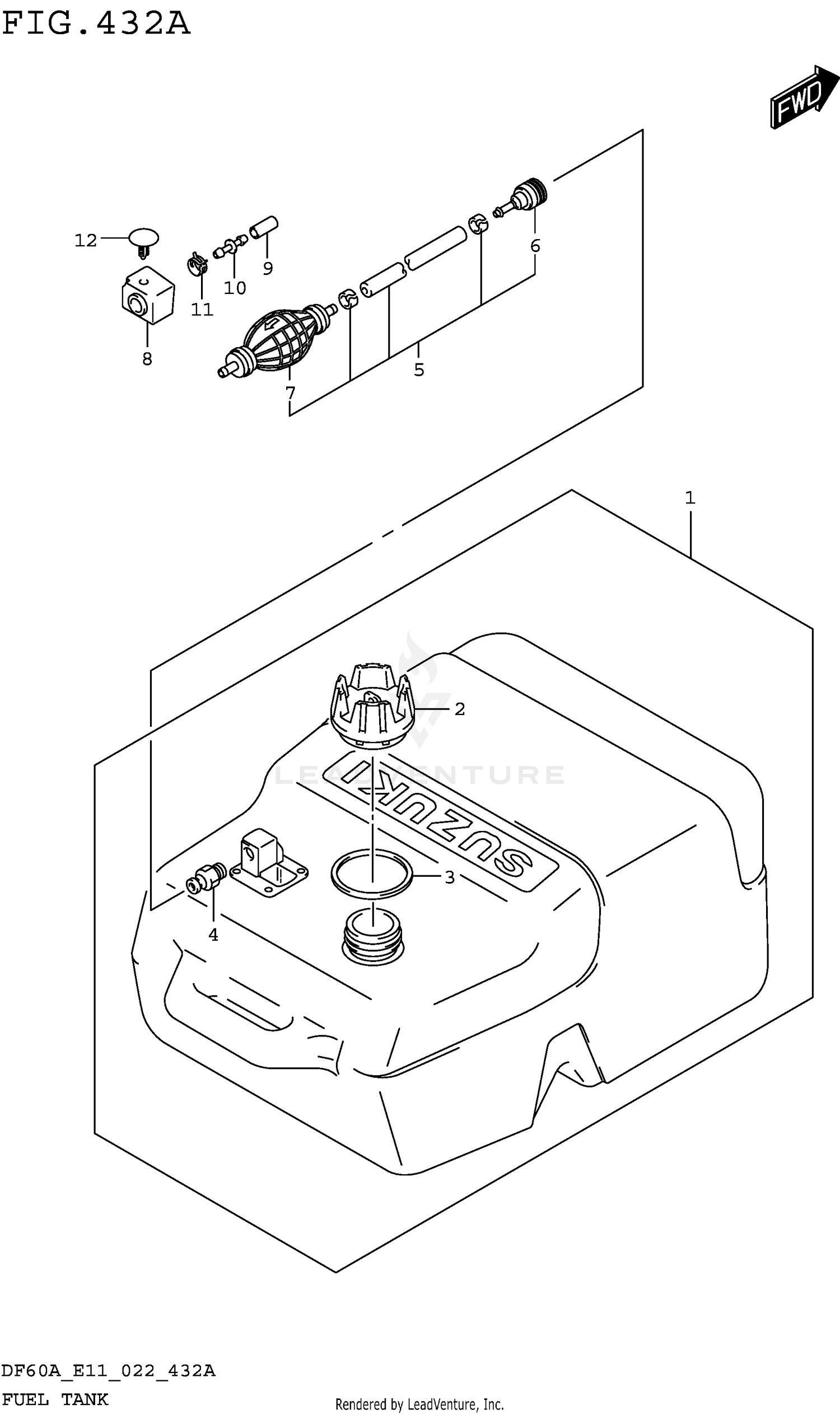 FUEL TANK (E01 E11 E34 E40)