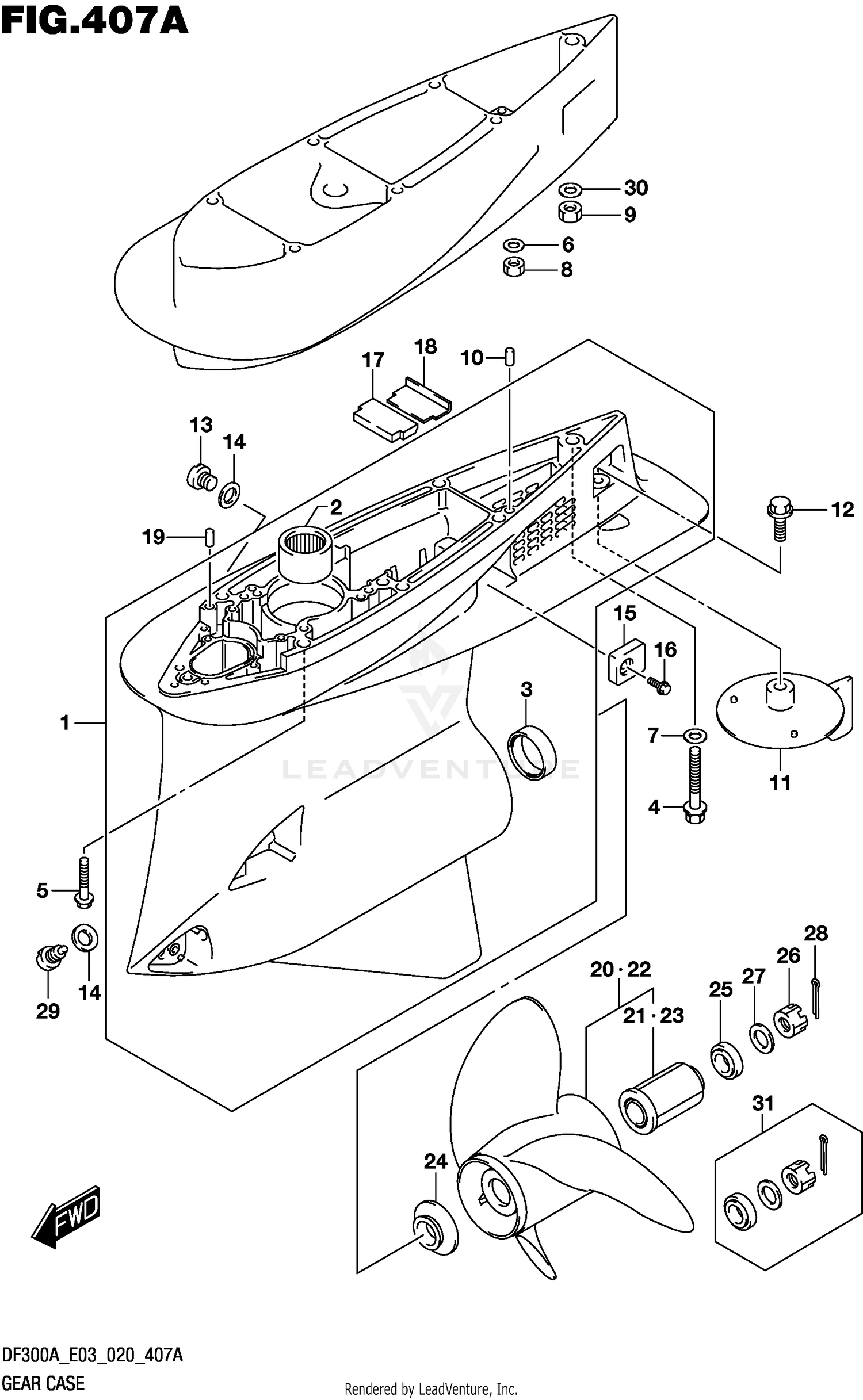 GEAR CASE (DF300A)
