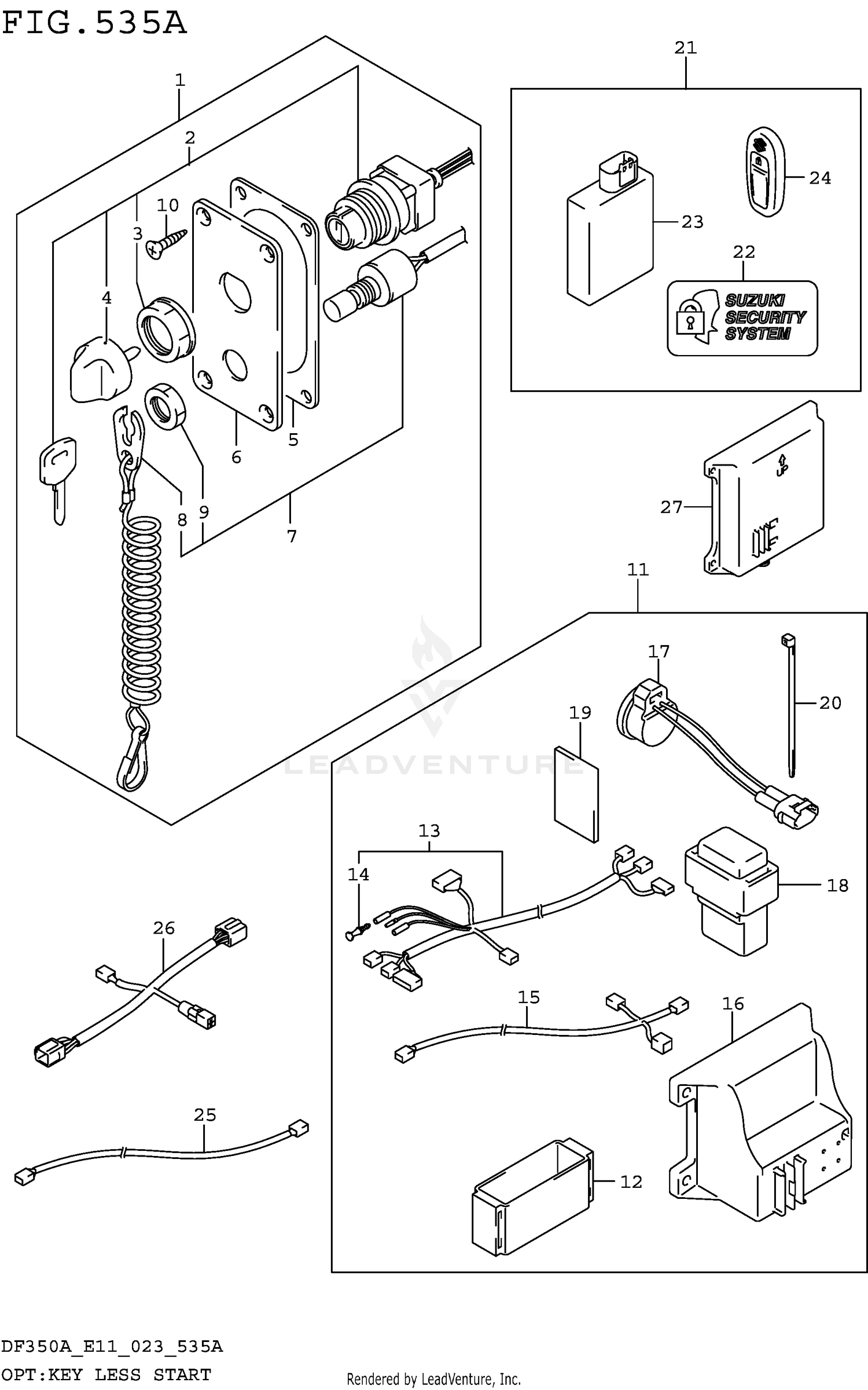 OPT:KEY LESS START ((DF350A DF325A):(020 021))