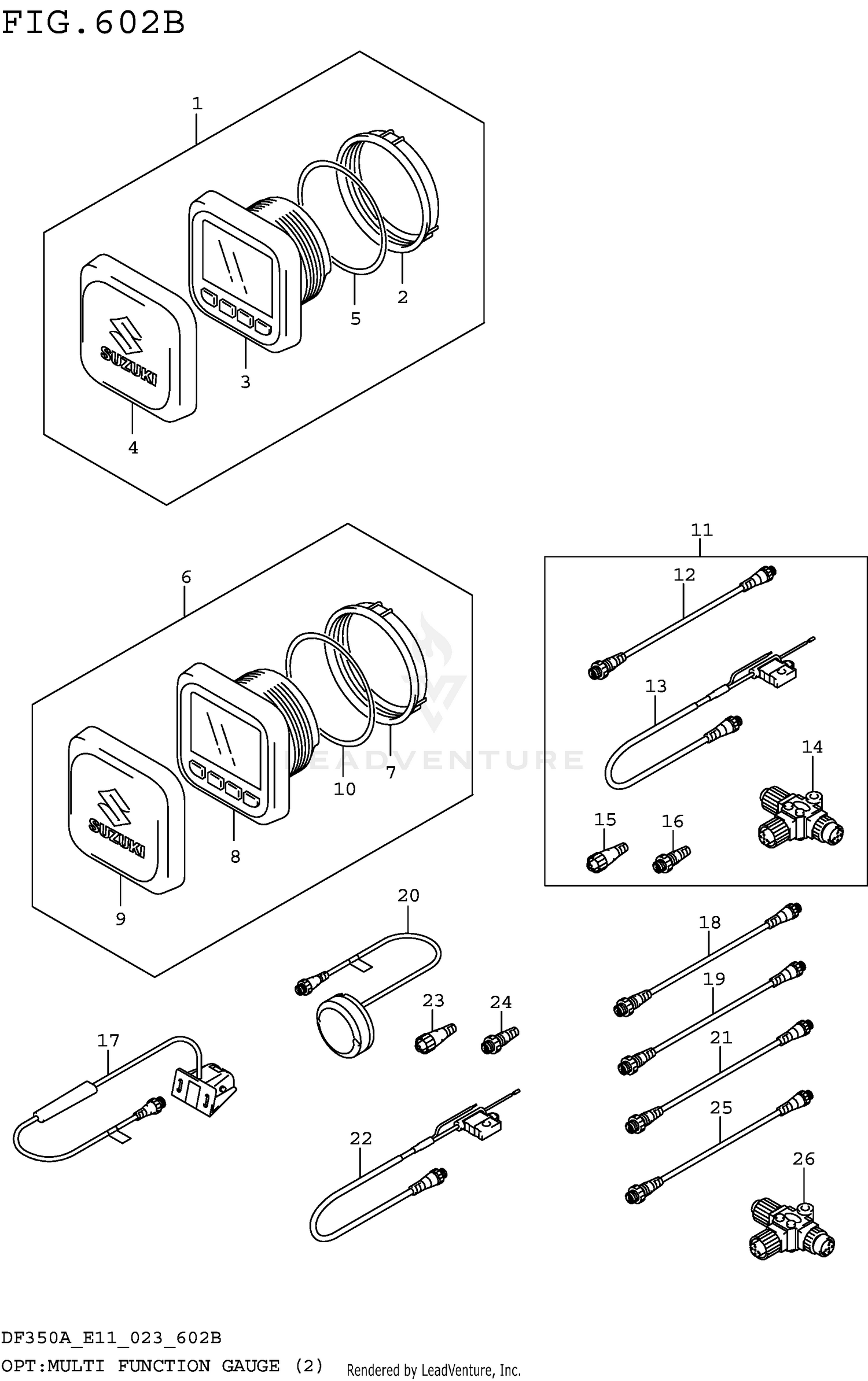 OPT:MULTI FUNCTION GAUGE (2) (022 023)