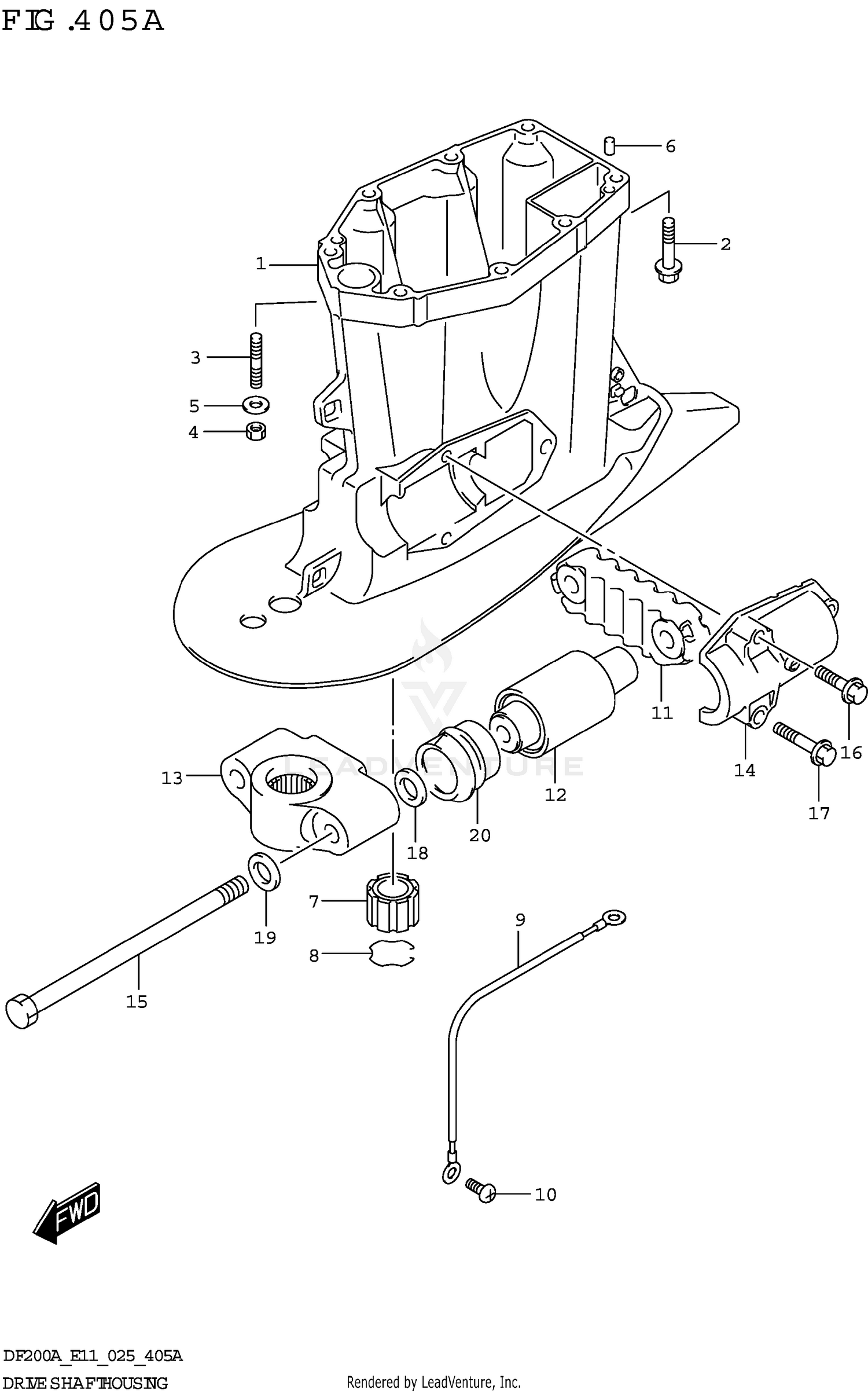 DRIVE SHAFT HOUSING