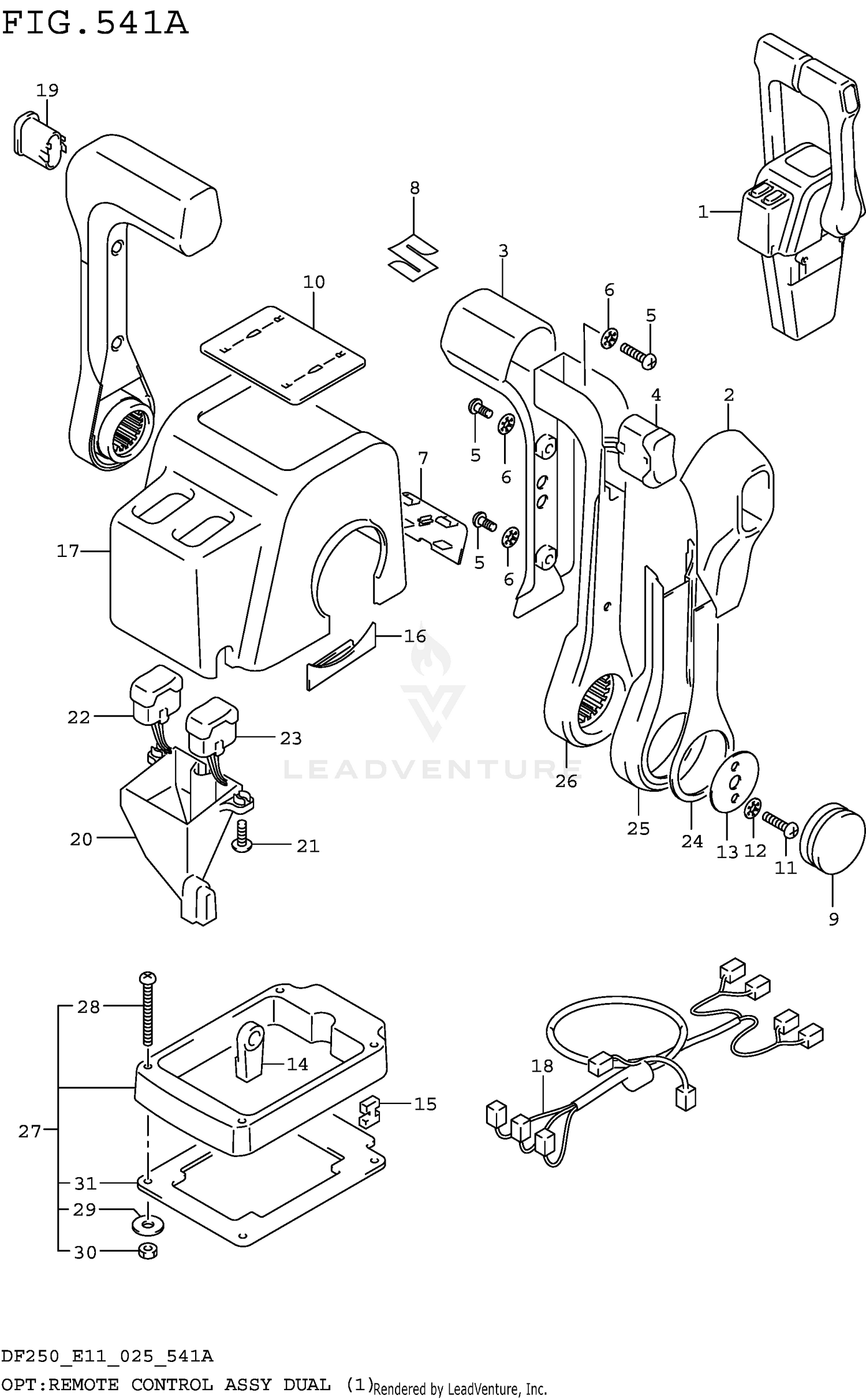 OPT:REMOTE CONTROL ASSY DUAL (1)