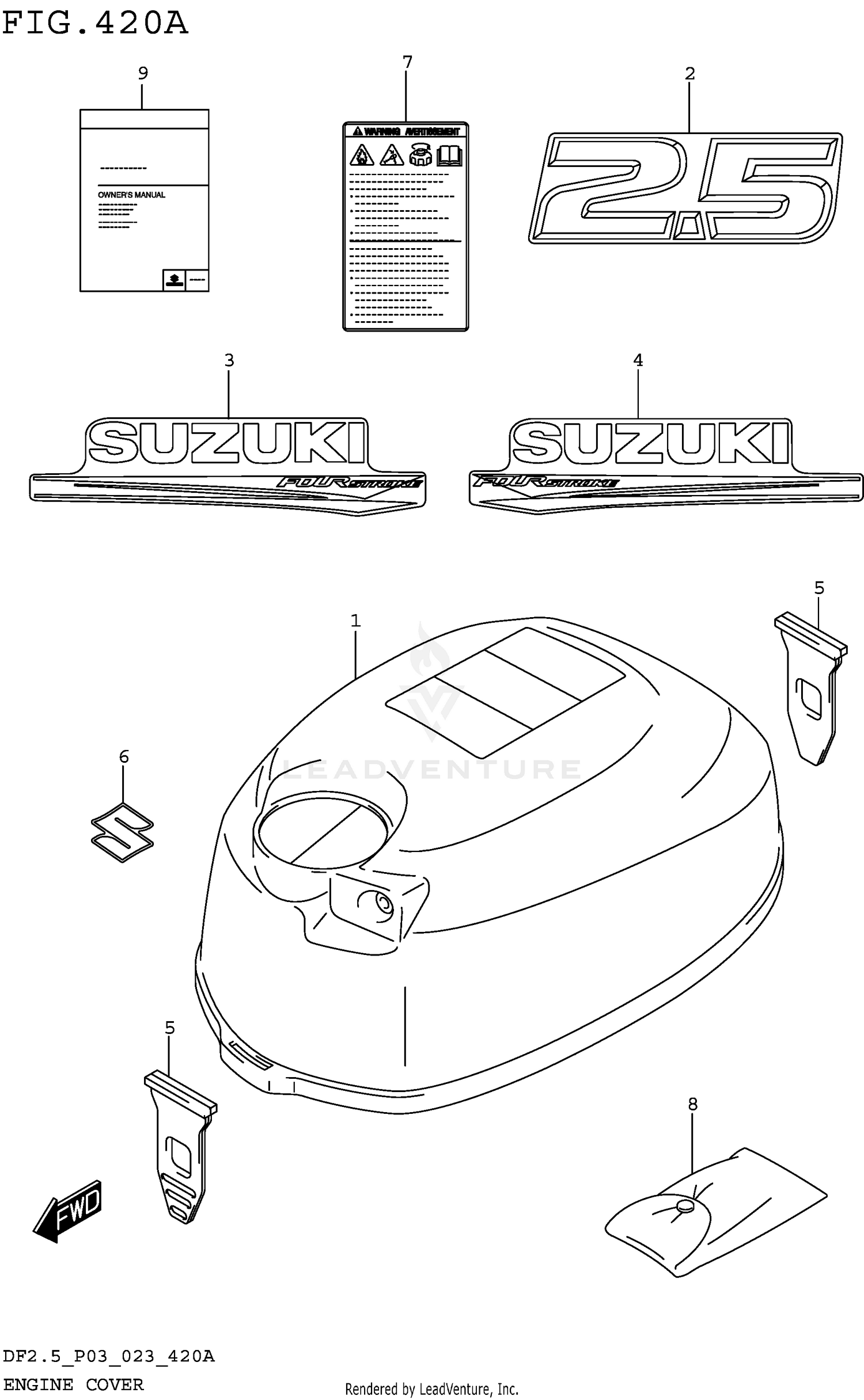 ENGINE COVER (020)