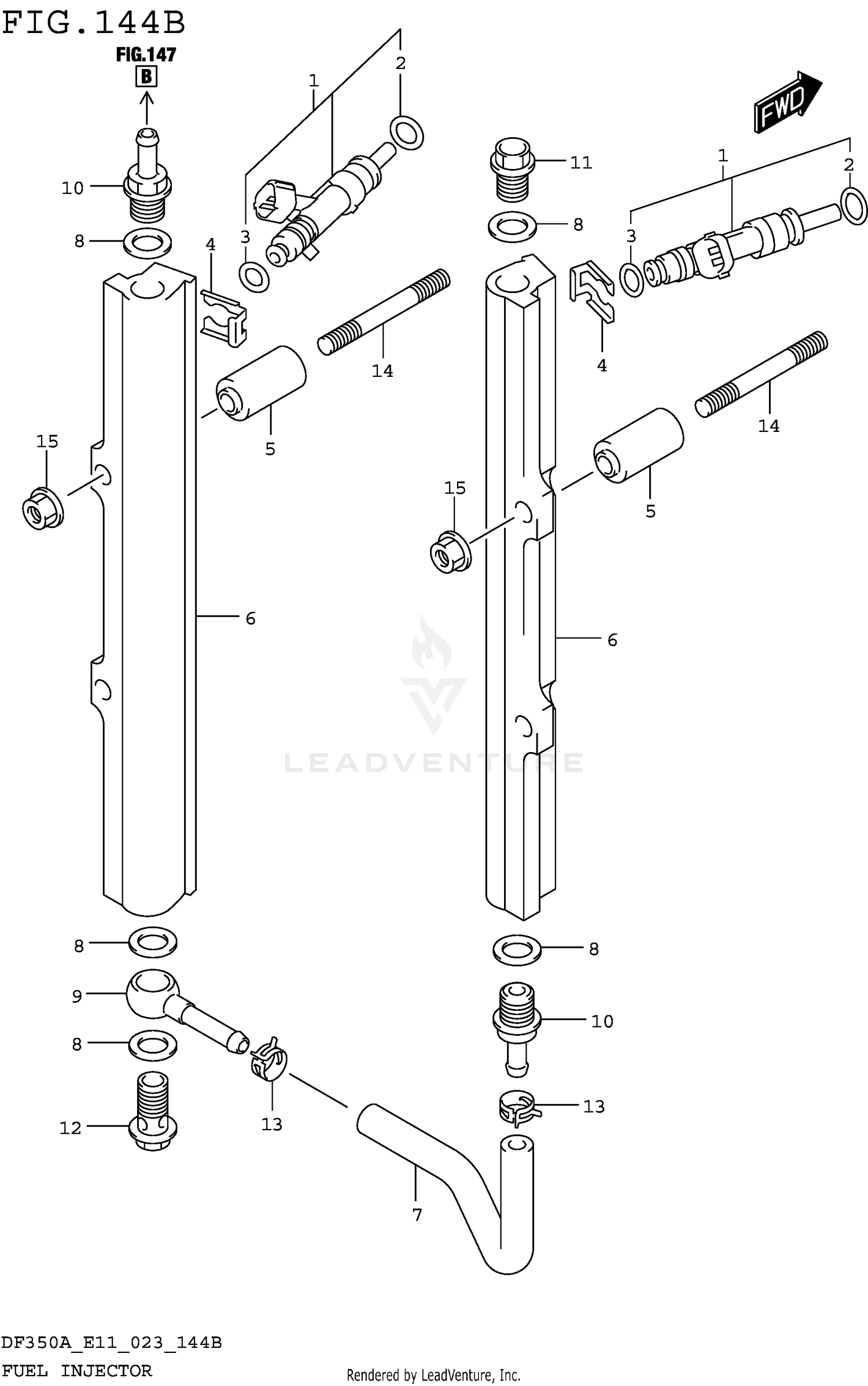 FUEL INJECTOR (E40)
