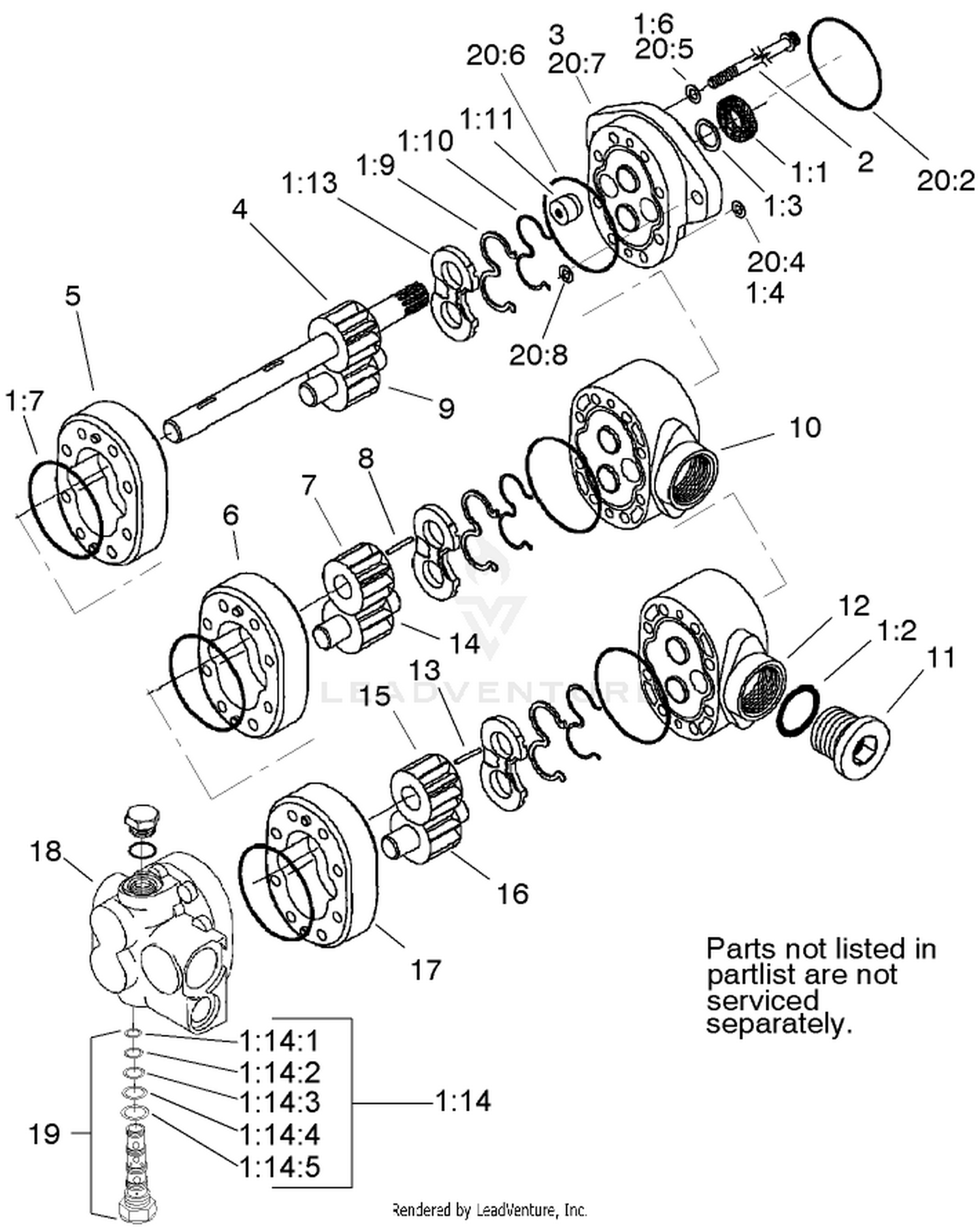 Gear Pump Assembly No. 108-1548
