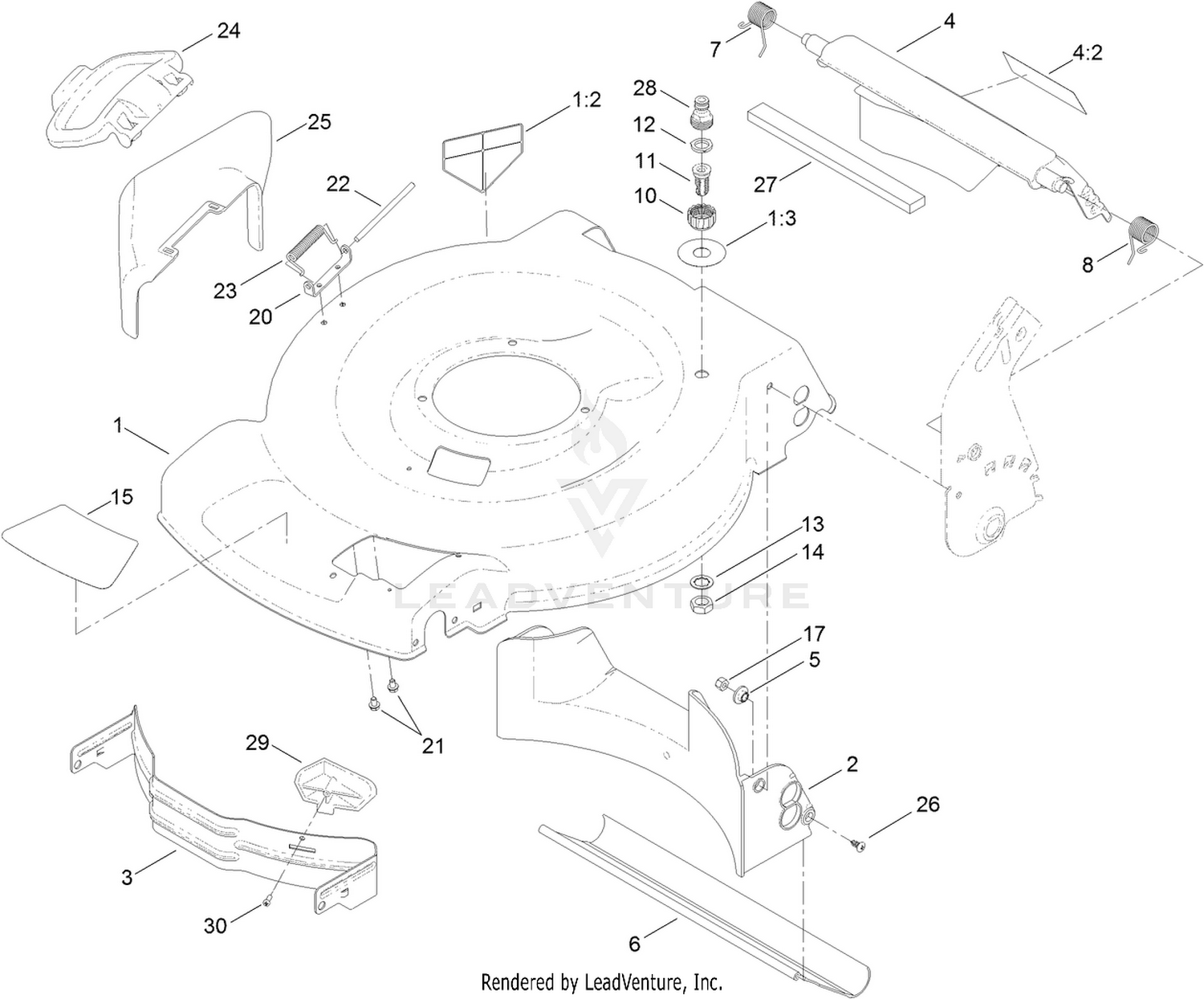 Housing and Rear Door Assembly