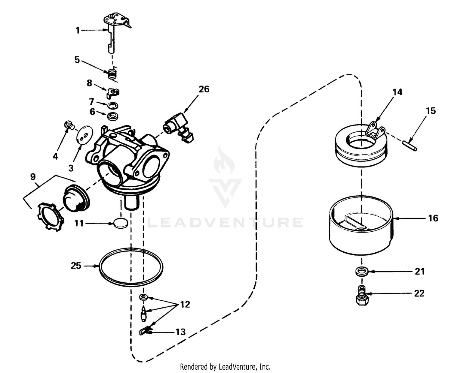 Carburetor No. 632050