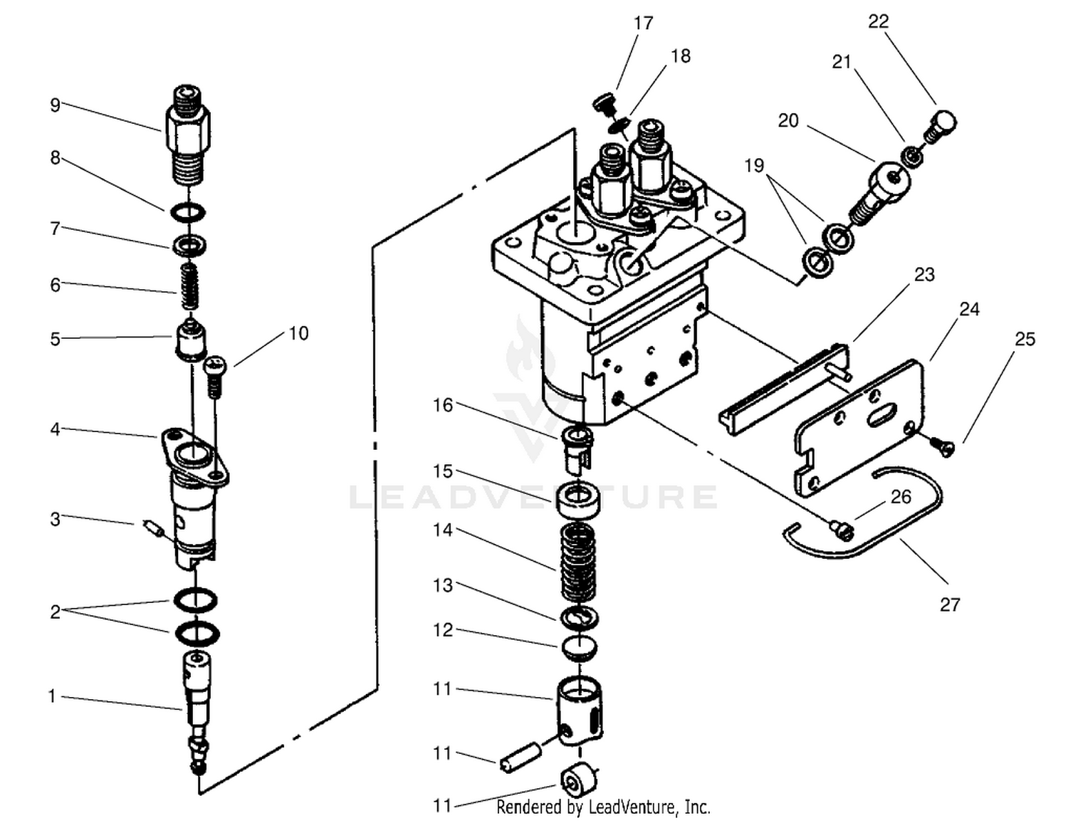 Injection Pump Assembly No. 98-9643