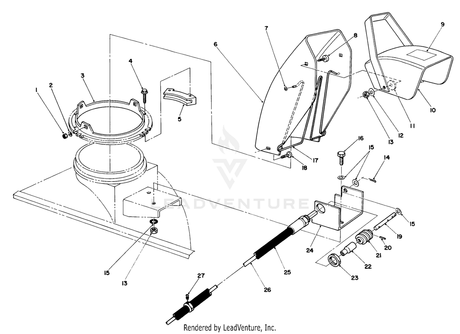44" Snow Thrower Model No. 30761 (optional) (continued) 2