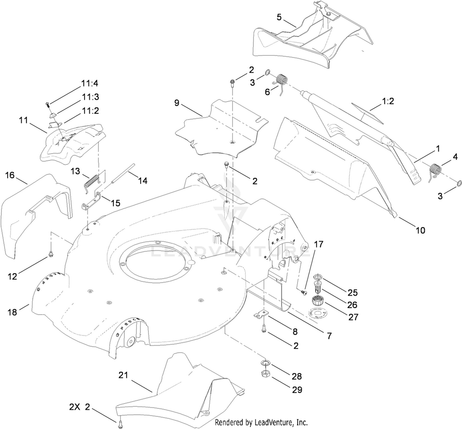 Housing and Rear Door Assembly