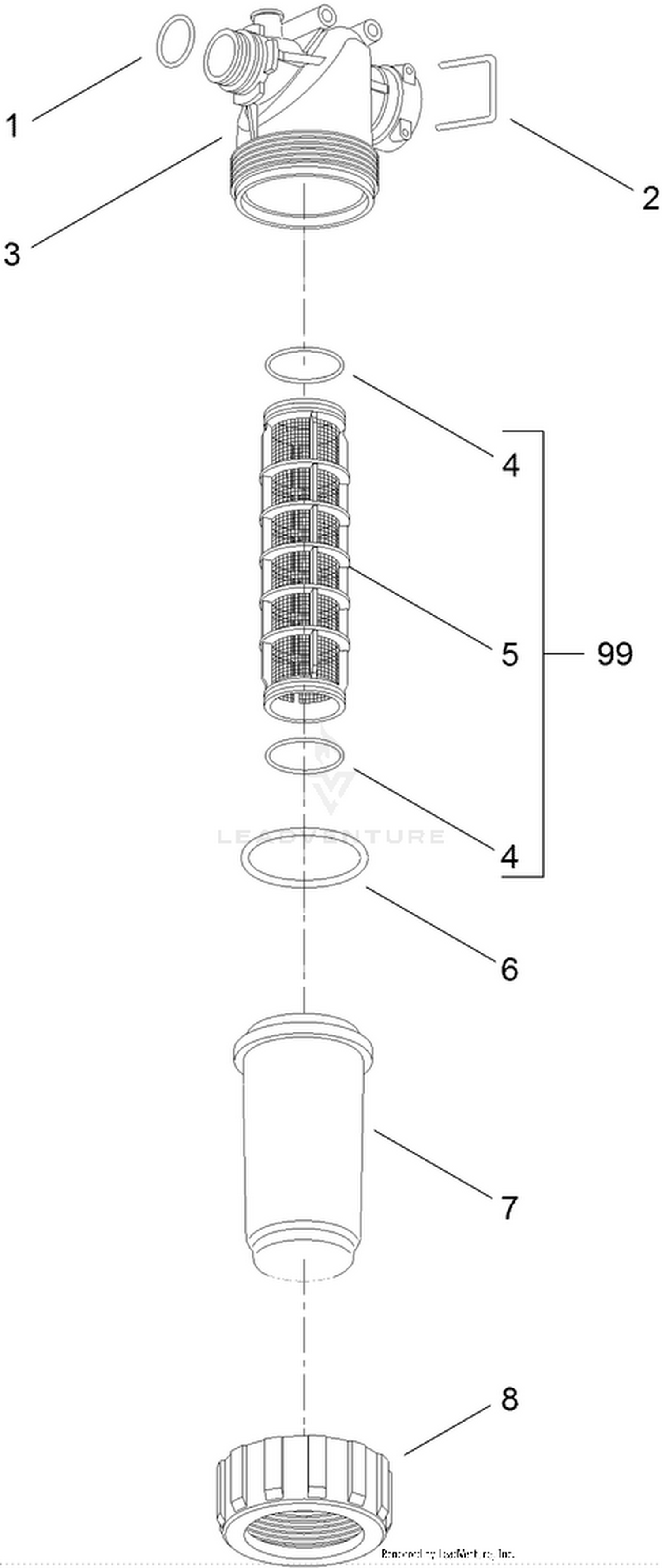 Pressure Filter Assembly No. 120-8586