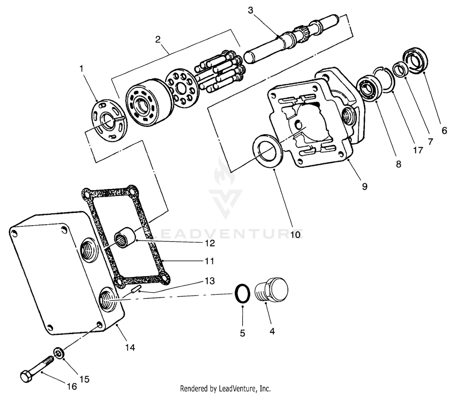 Hydraulic Motor No. 92-2556