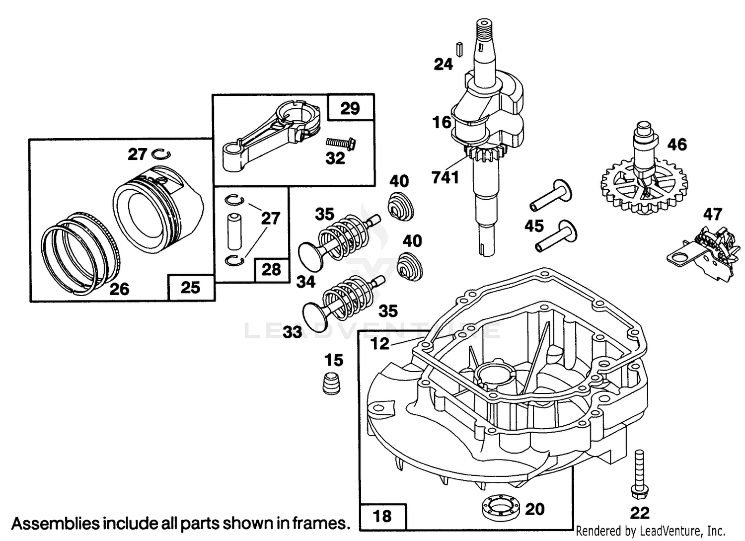 Engine Briggs  Stratton Model 122707-3187-01 2