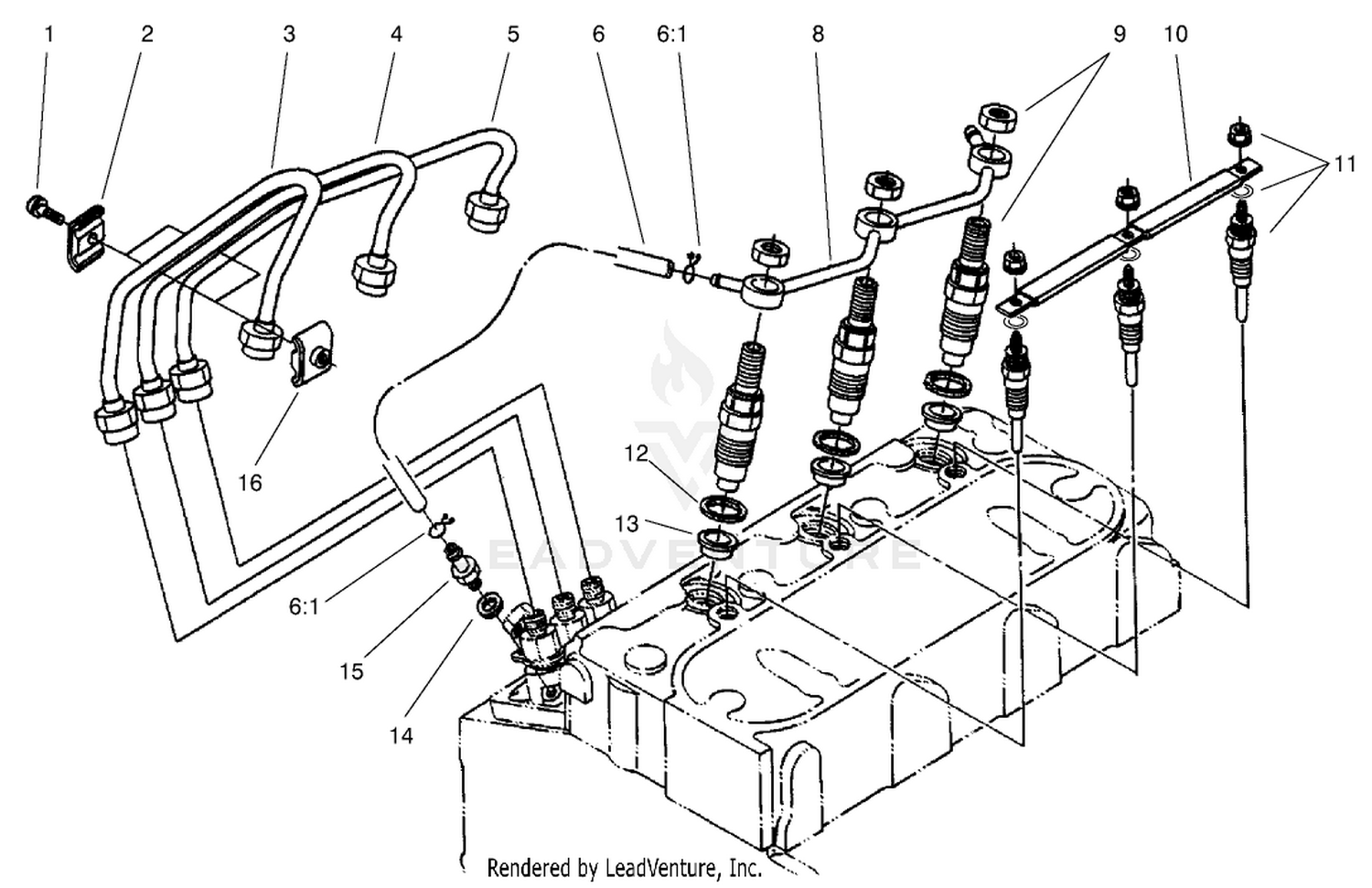 Nozzle Holder And Glow Plug Assembly