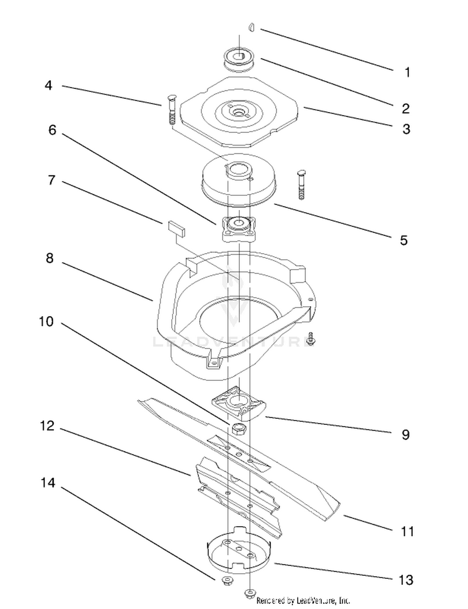 Blade Brake Clutch Assembly