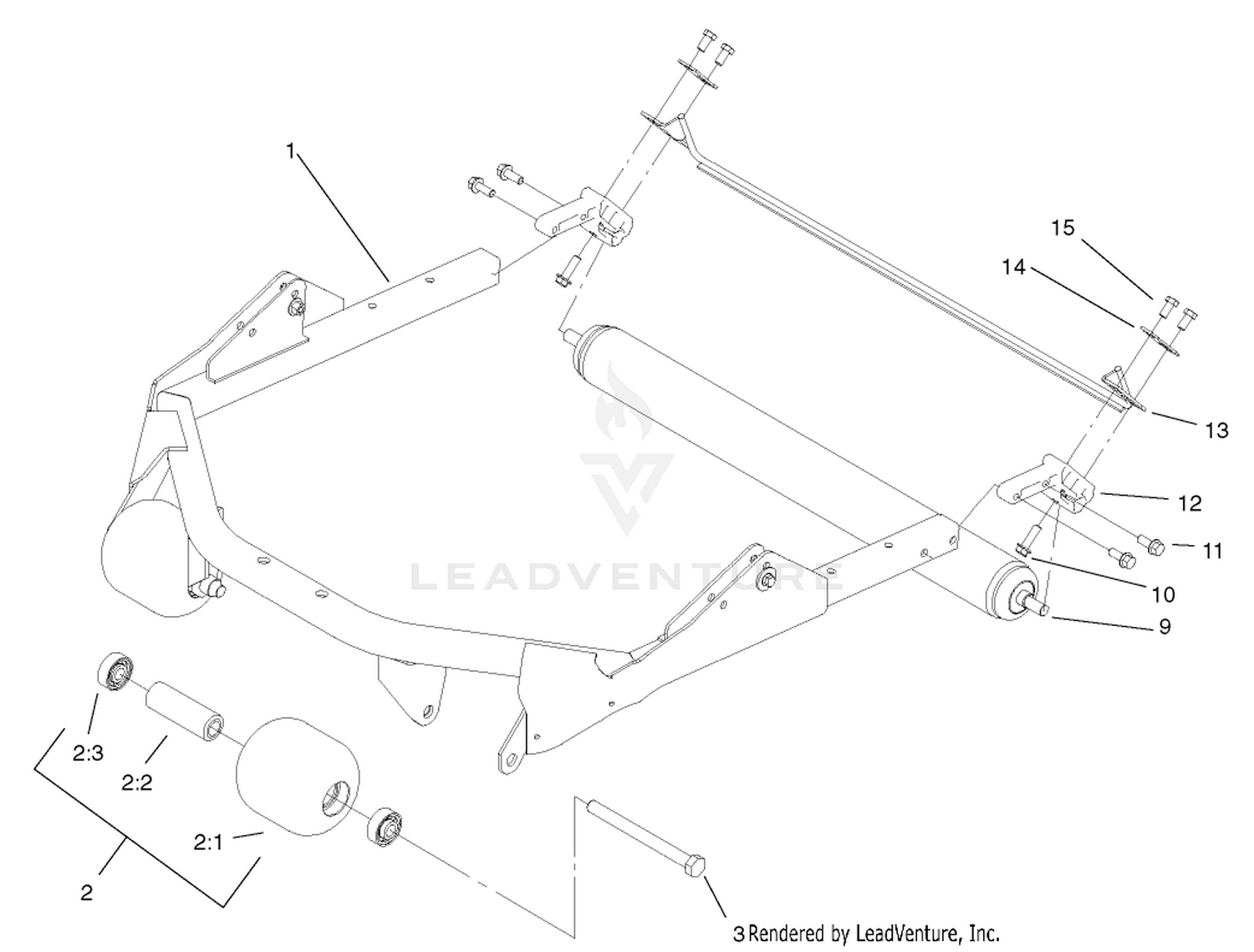 Roller and Scraper Assembly
