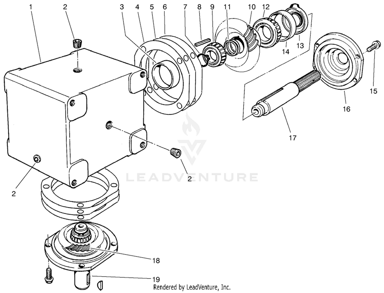 Gear Box Assembly No. 68-6810
