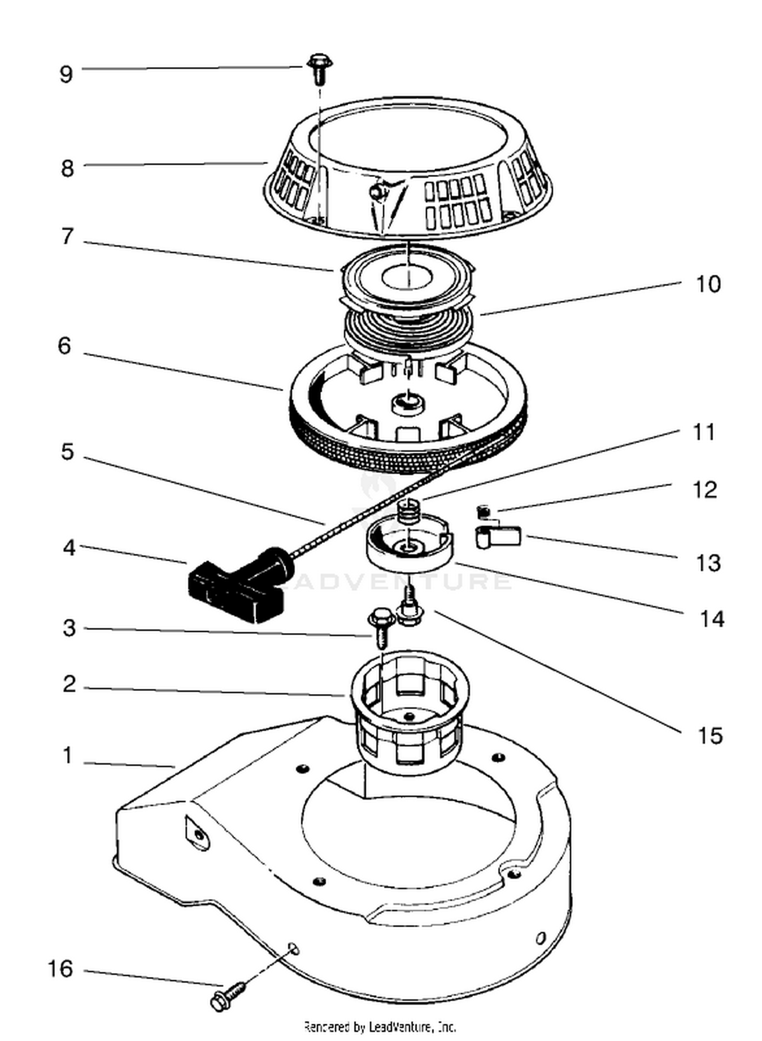 Recoil Assembly (model 47pt6-3)