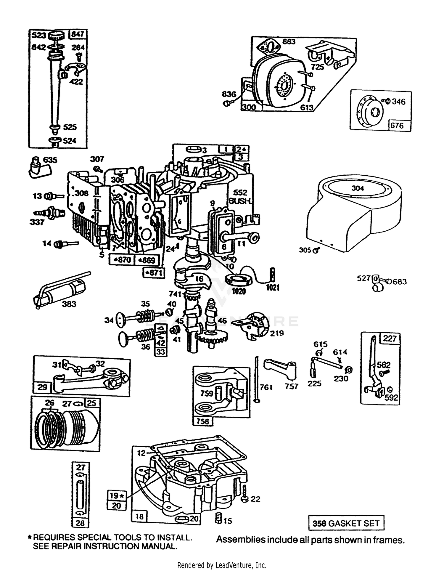 Briggs  Stratton Model No. 195707-0121-01