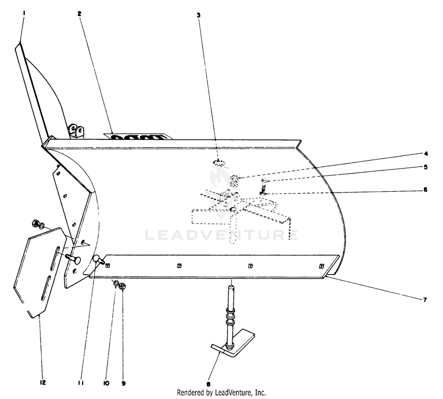 V-Plow Model No. 30750 (optional)