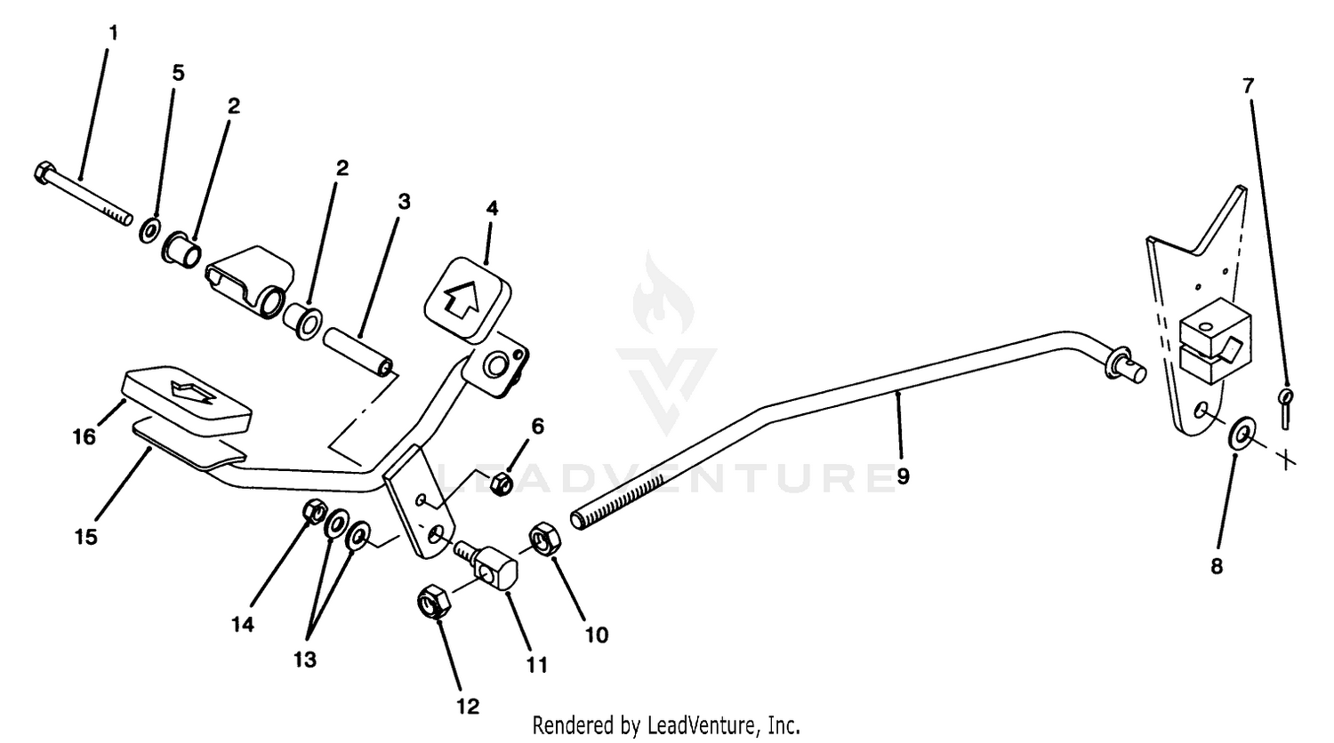 Traction Pedal Assembly
