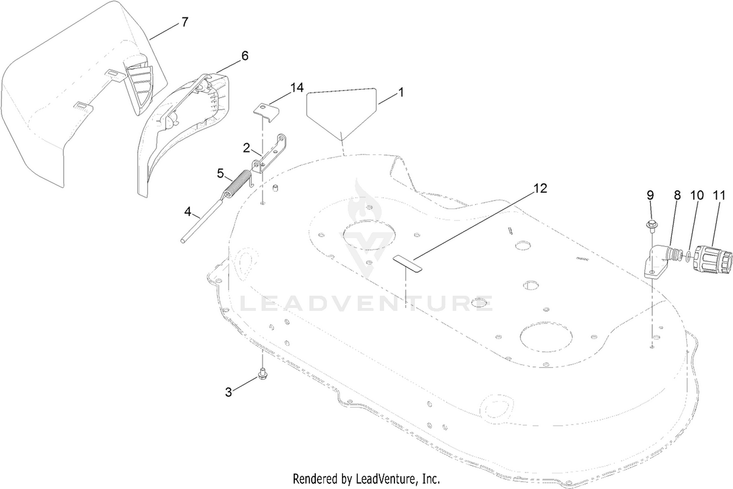 Side Discharge Chute Assembly