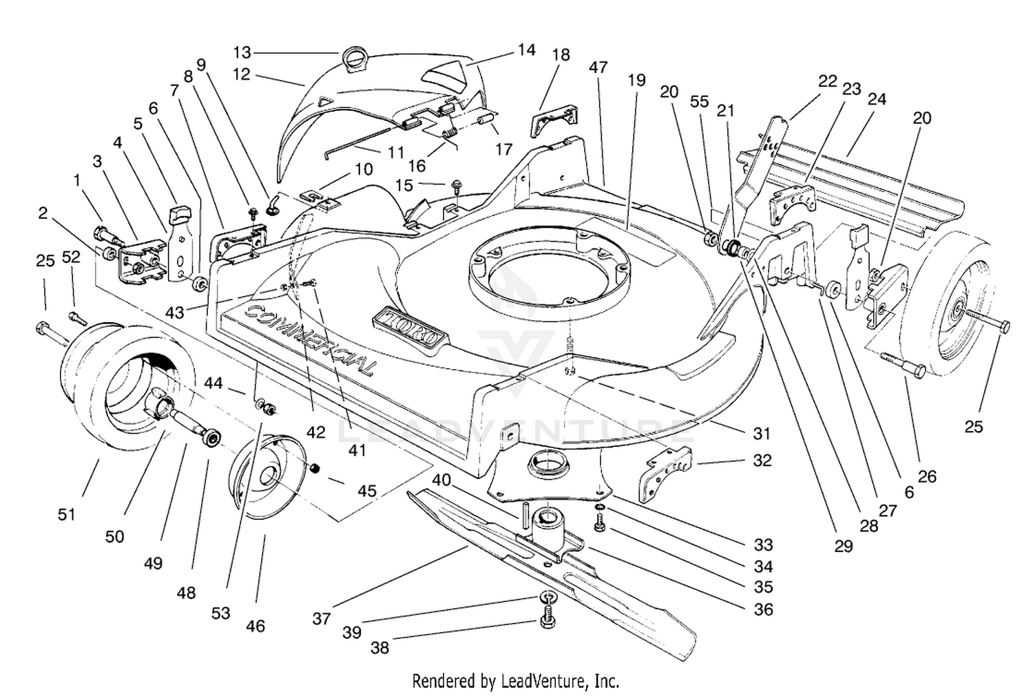 Housing And Wheel Assembly