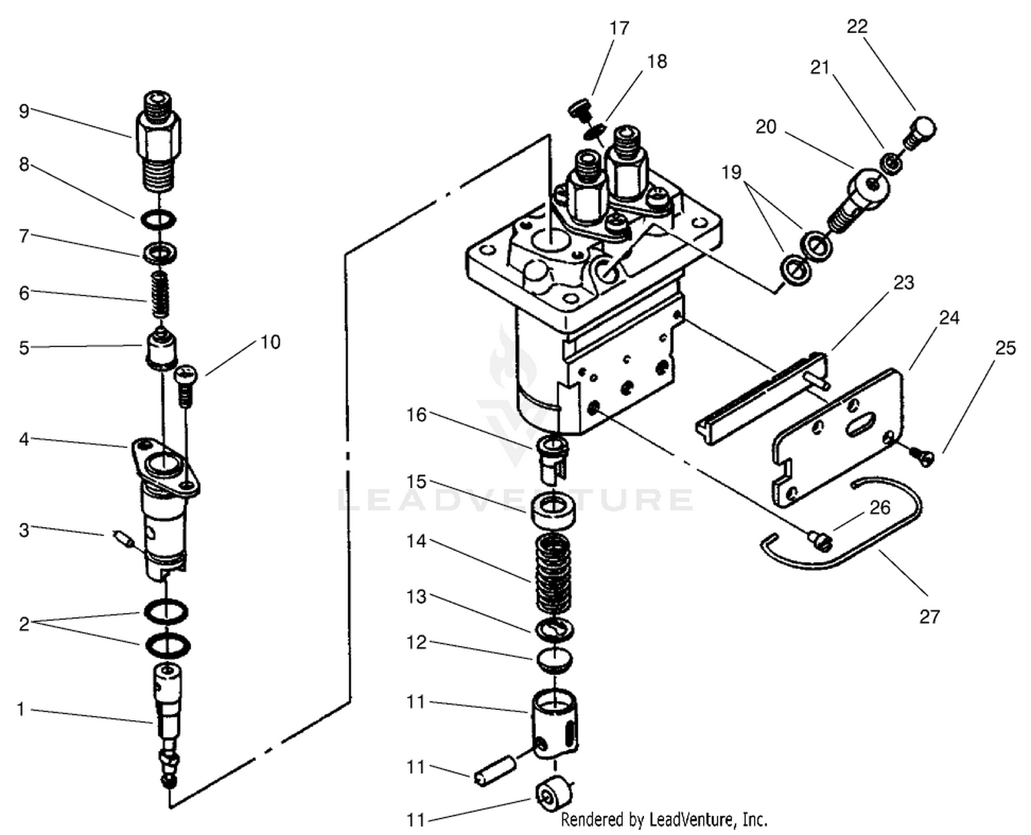 Injection Pump Assembly No. 98-9643