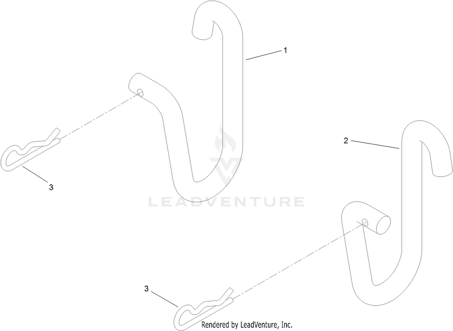 Deck Retention Assembly No. 132-0913