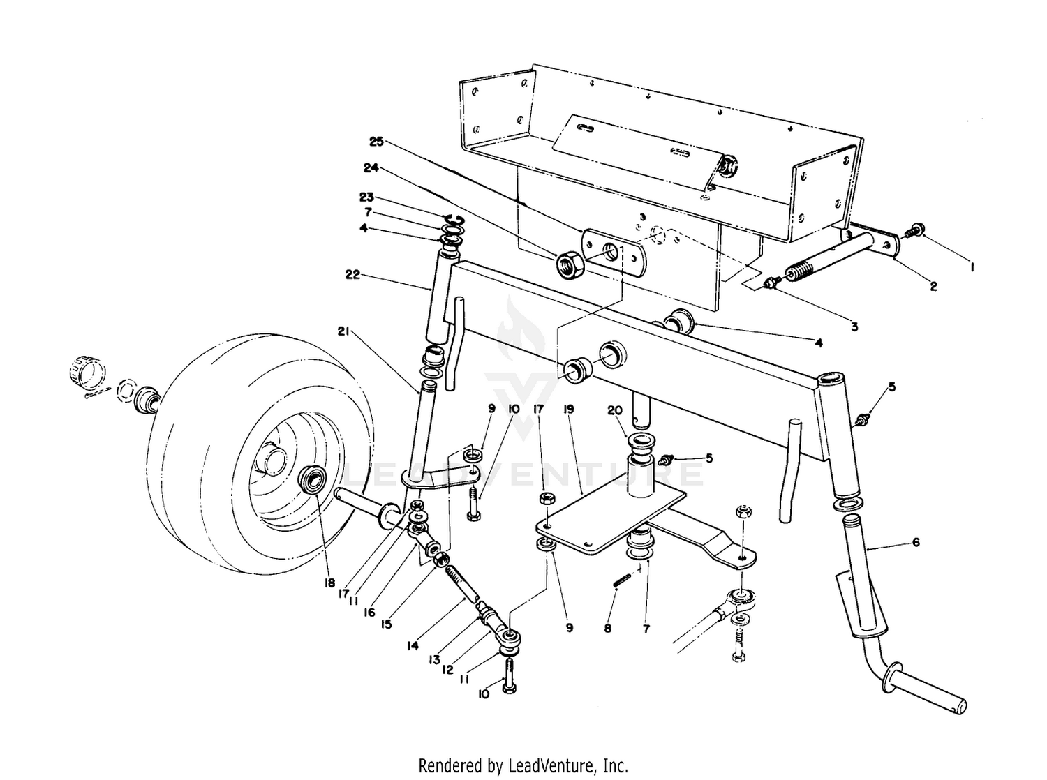Rear Axle Kit-Groundmaster 117