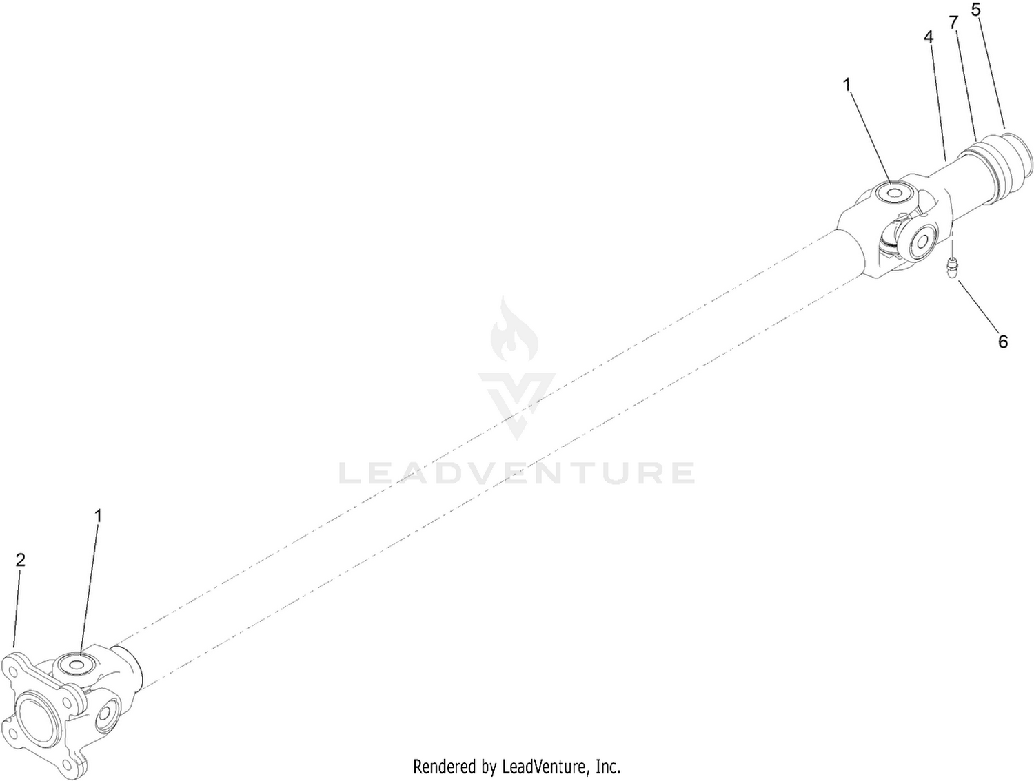 Driveshaft Assembly No. 140-2647