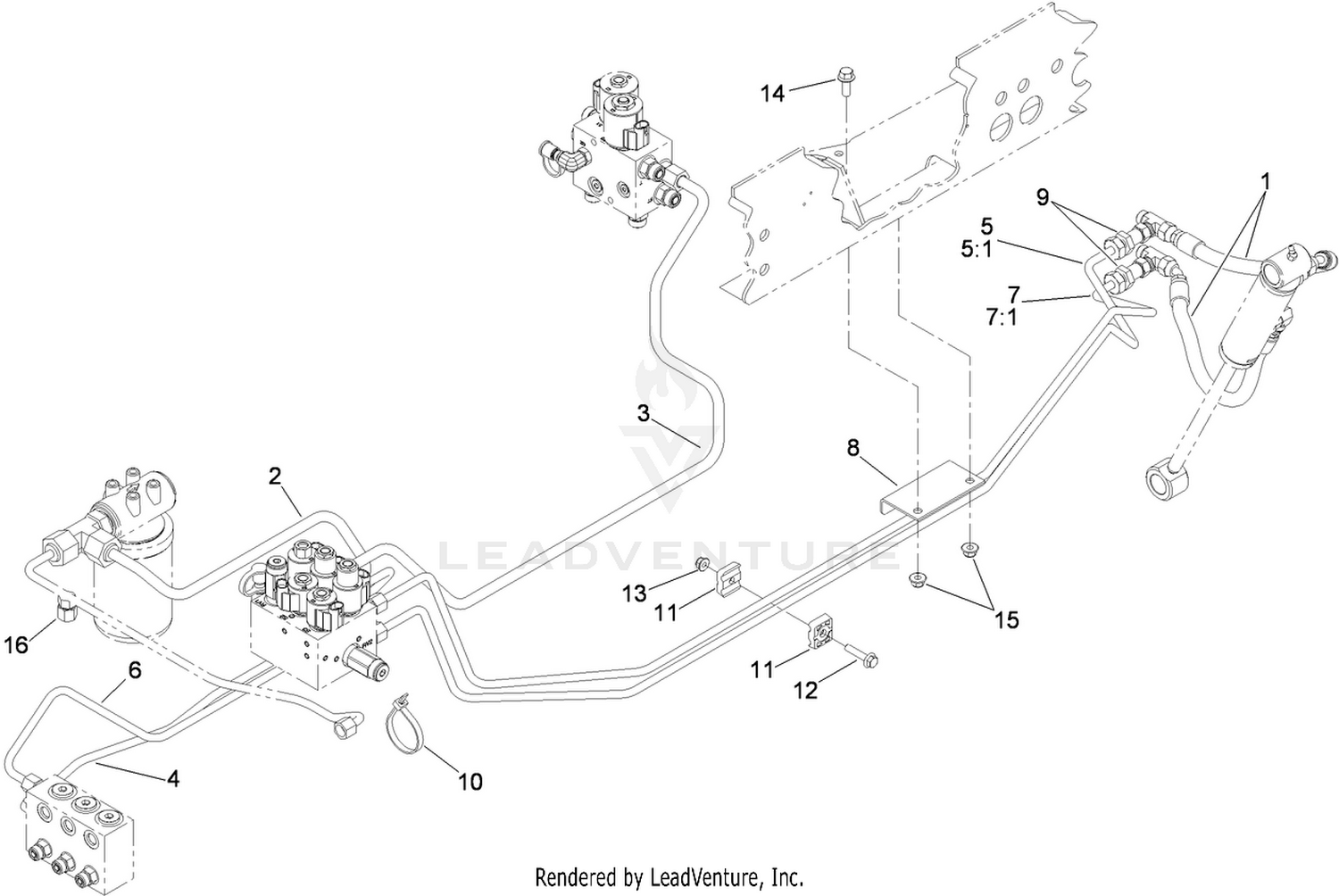 Hydraulic Line Assembly 2