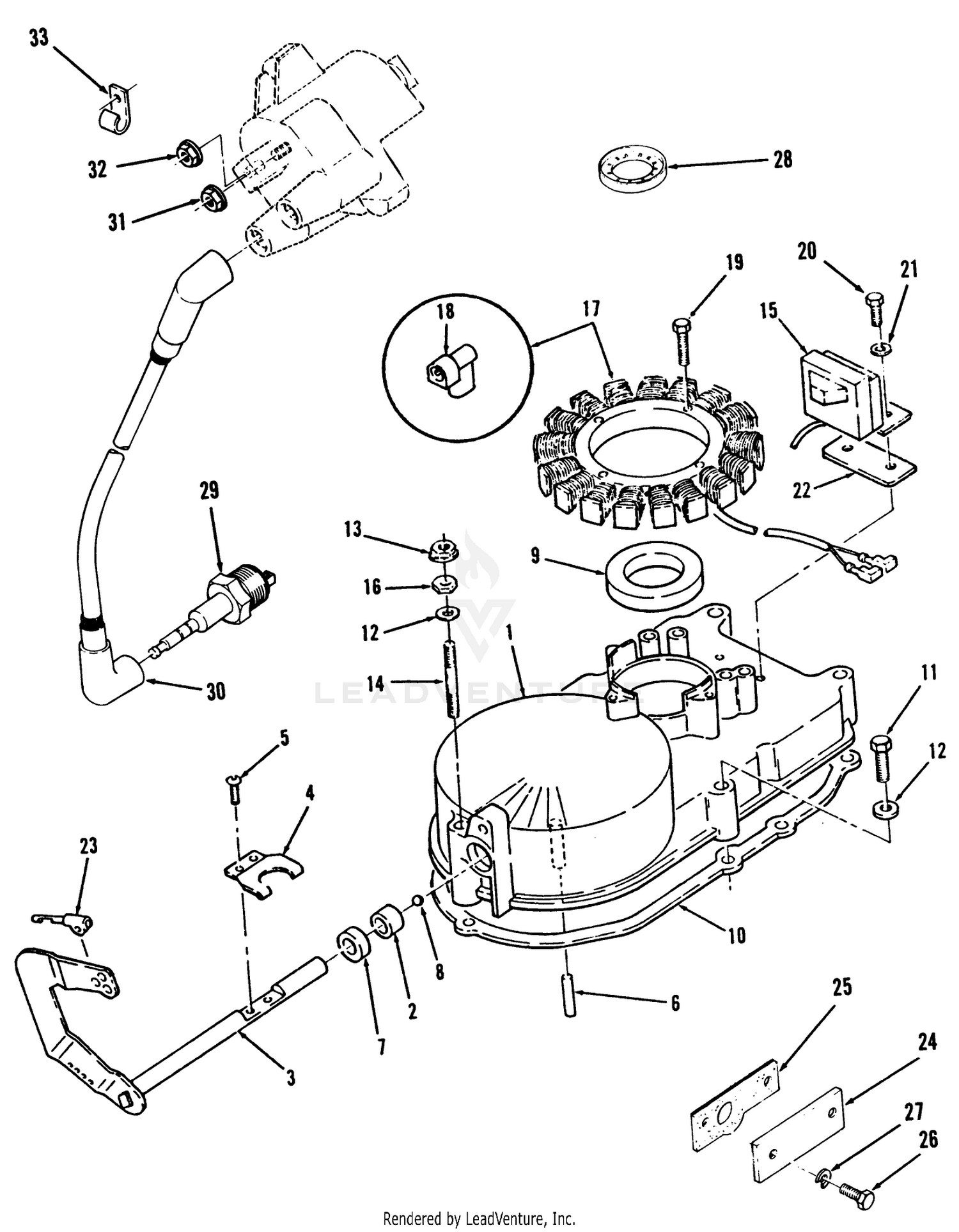 Gearcase And Ignition-616-Z
