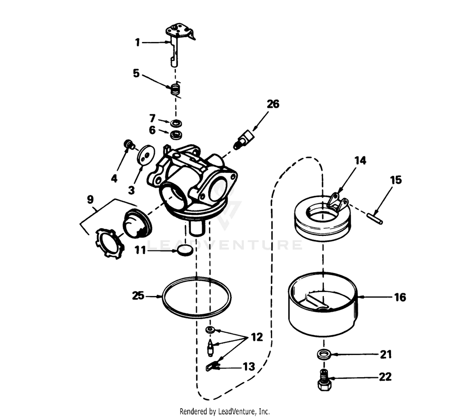 Carburetor No. 632098