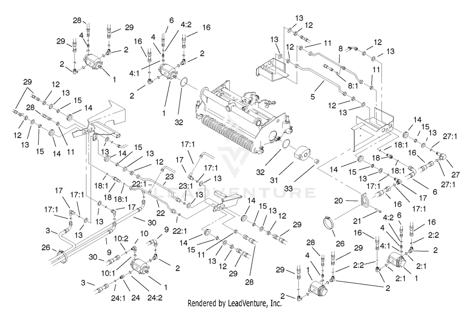 Reel Motor And Hose Assembly