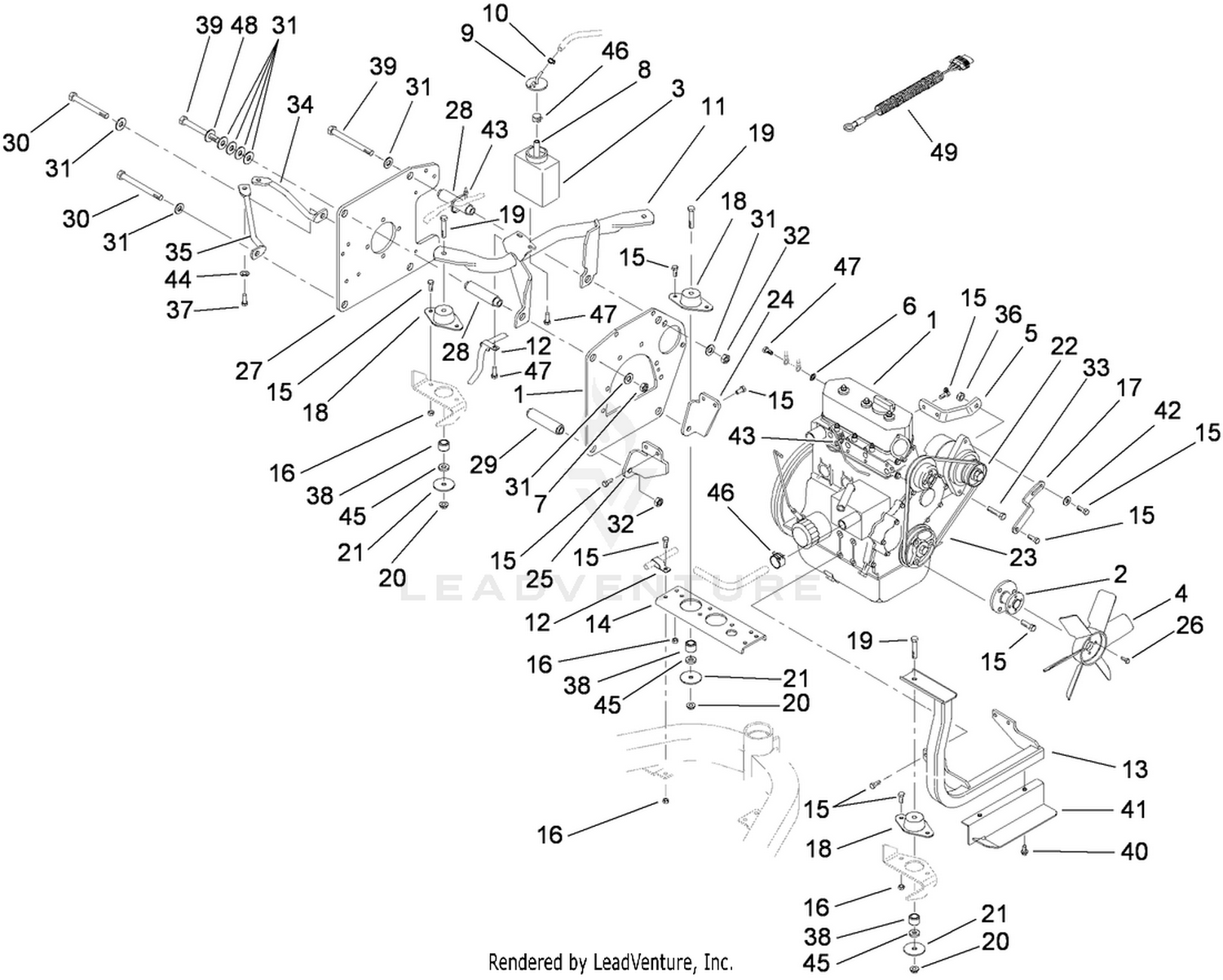 Engine Installation Assembly