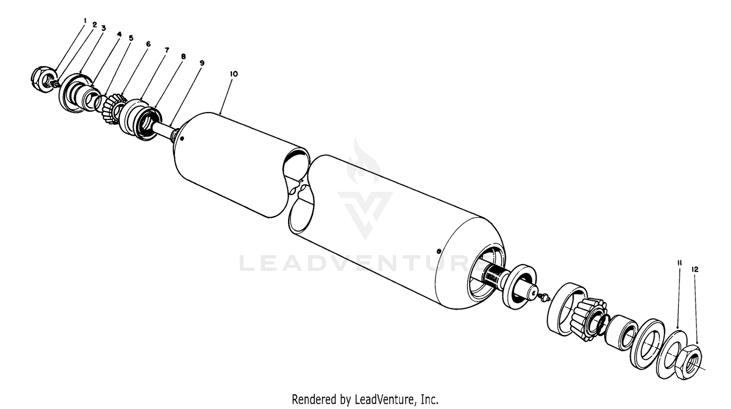 Rear Roller Assembly No. 59-5630