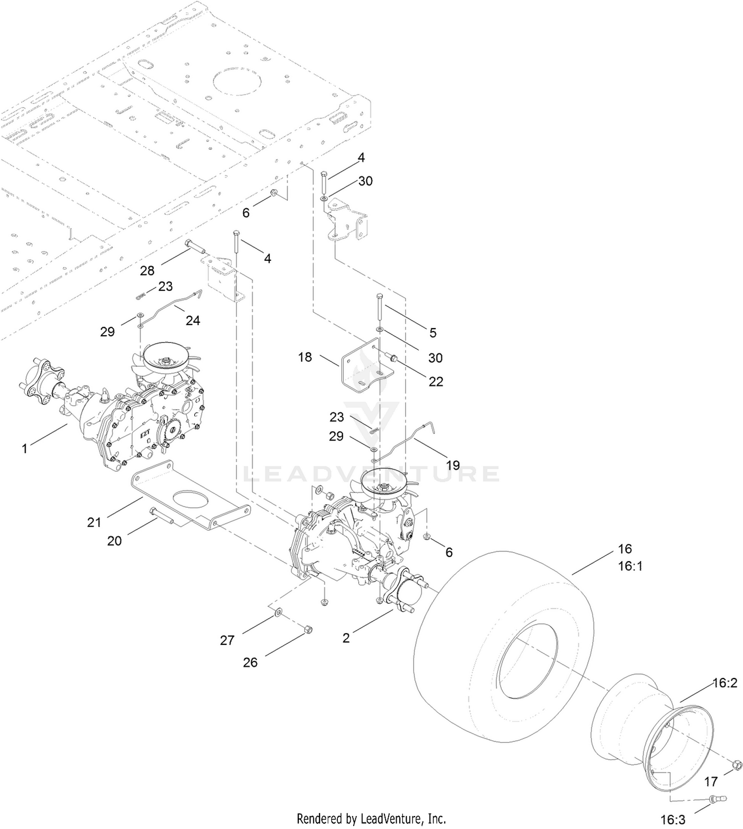 Hydro Transaxle Assembly