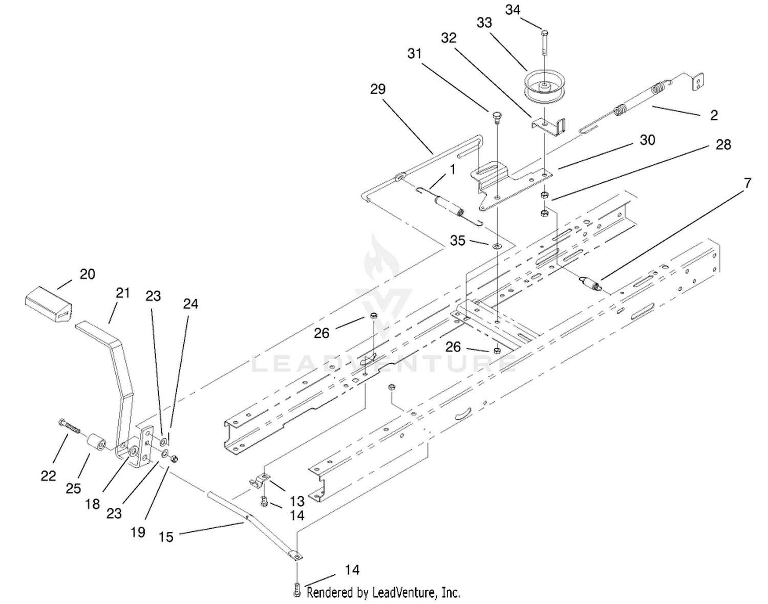 Traction  Brake Components Assembly