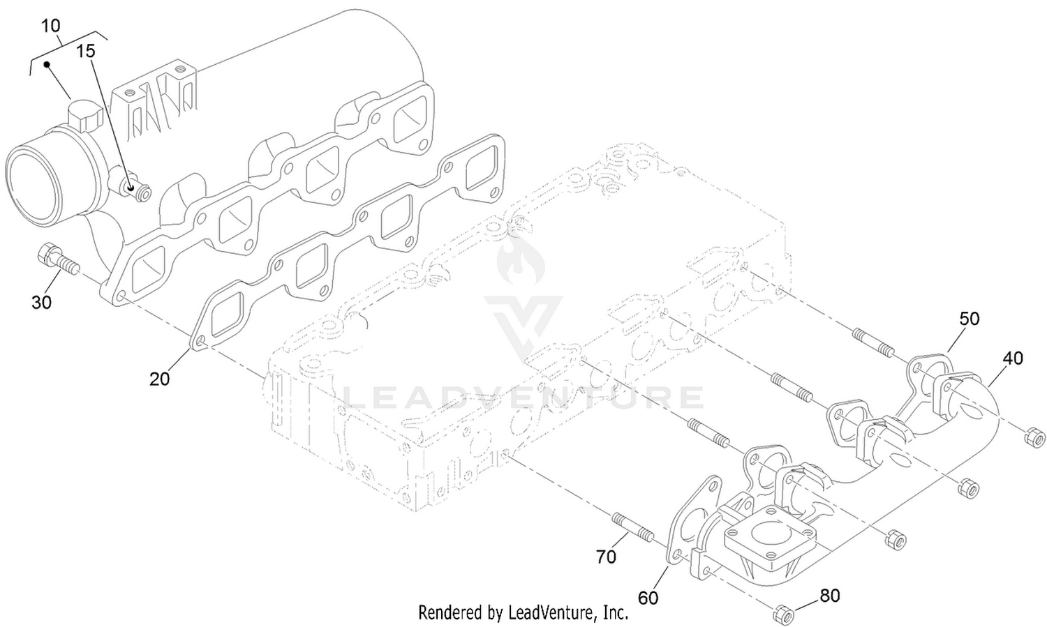 Intake and Exhaust Manifold Assembly