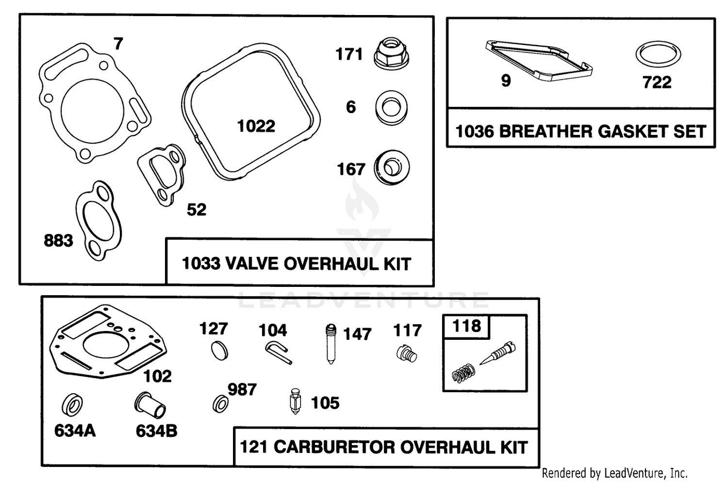 Engine Briggs  Stratton Model 303447-0411-01 10