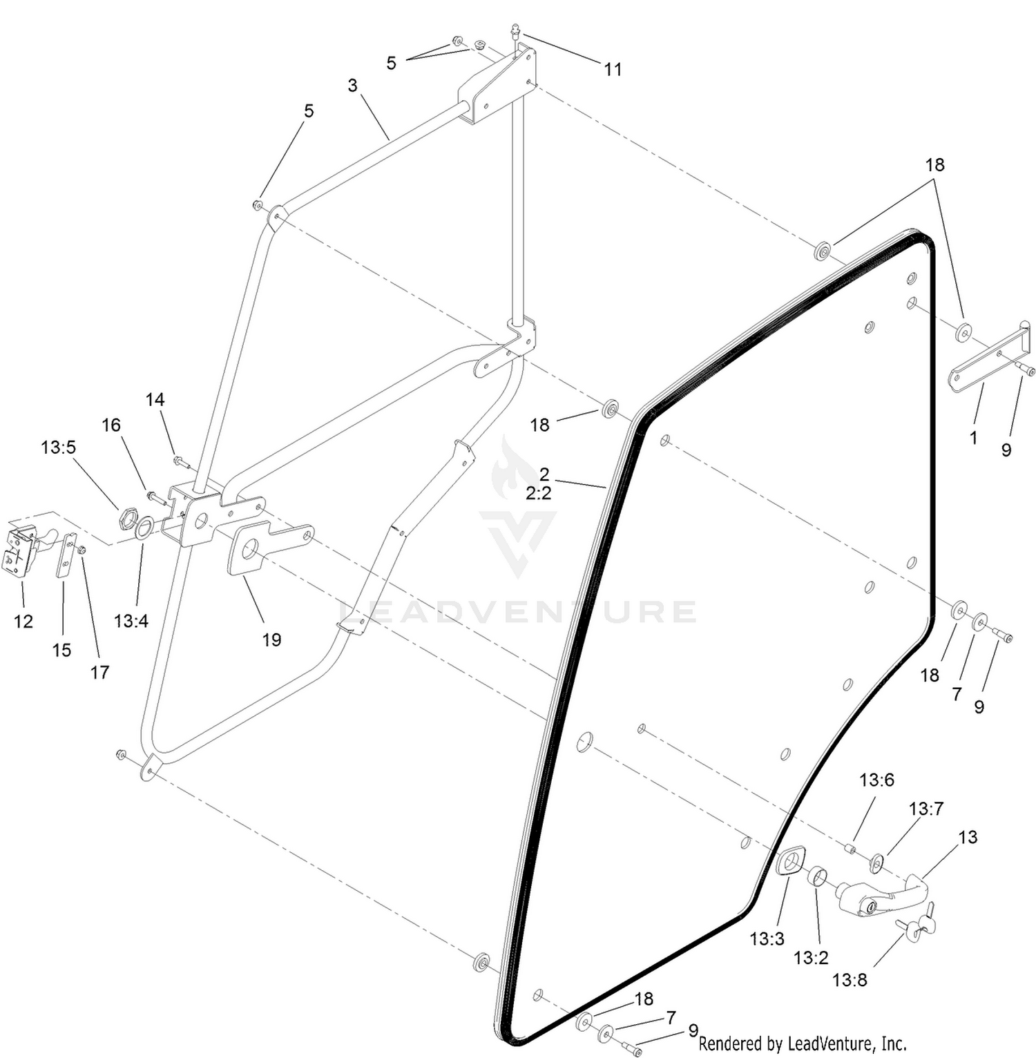 Left-Hand Door Assembly