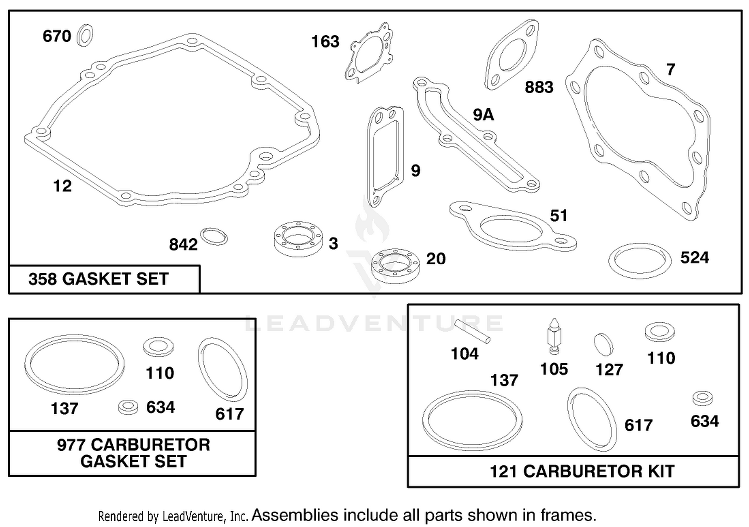 Engine Briggs  Stratton Model 12f802-0650-01 9