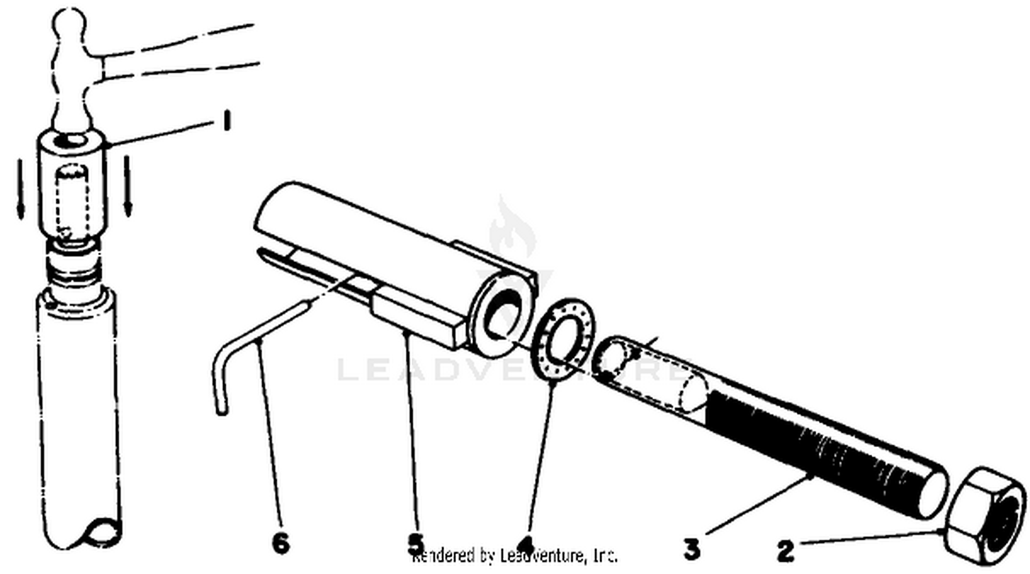 Bearing Replacement Tool Kit No. Tor238900